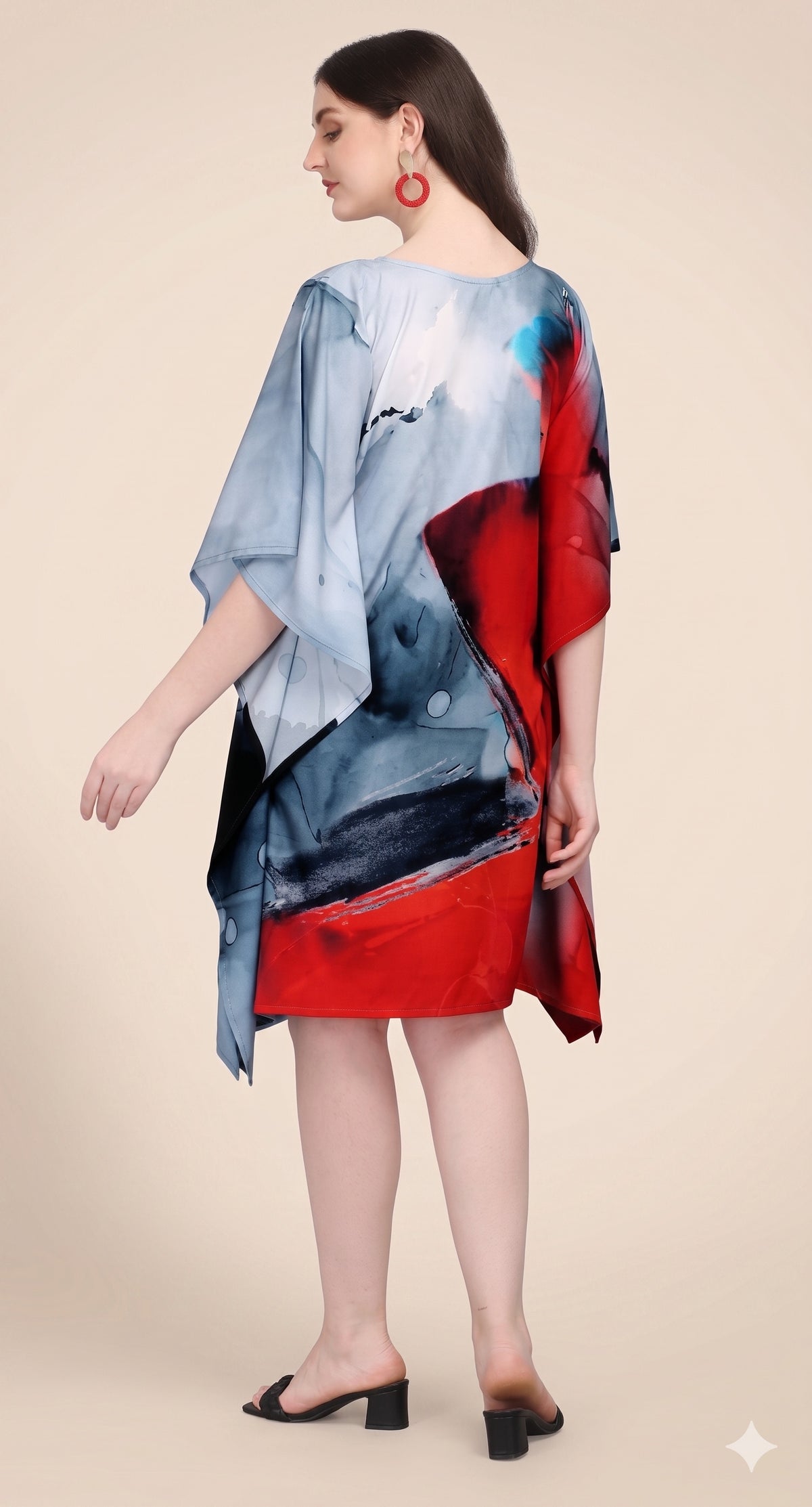 Crimson Horizon Mini Kaftan - image 2