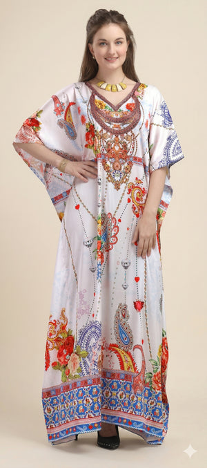 Ivory Heirloom Kaftan - image 1