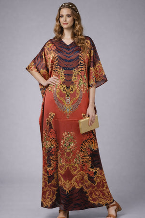 Crimson Heirloom Kaftan - image 1
