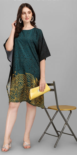 Flowing Charm Printed Kaftan Dress - image 2