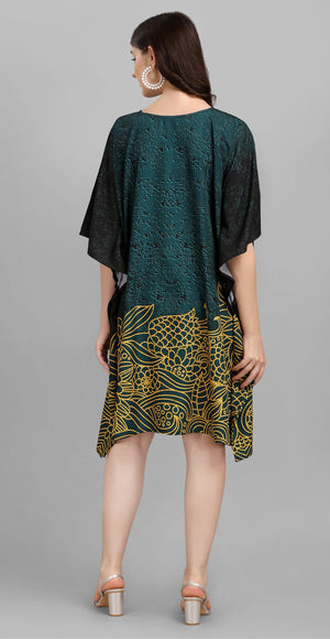 Flowing Charm Printed Kaftan Dress - image 3