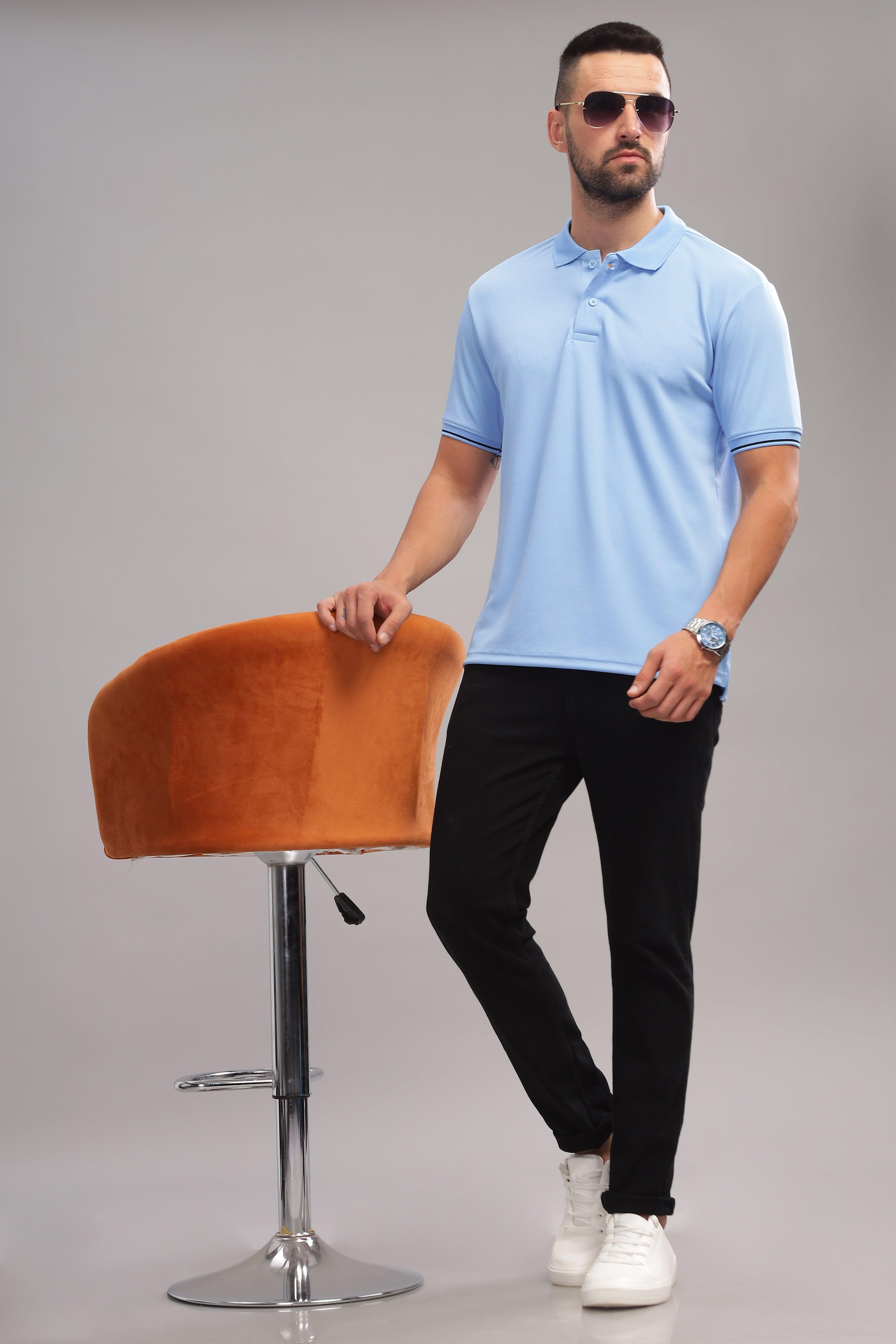 Wrinkle-resistant fabric polo