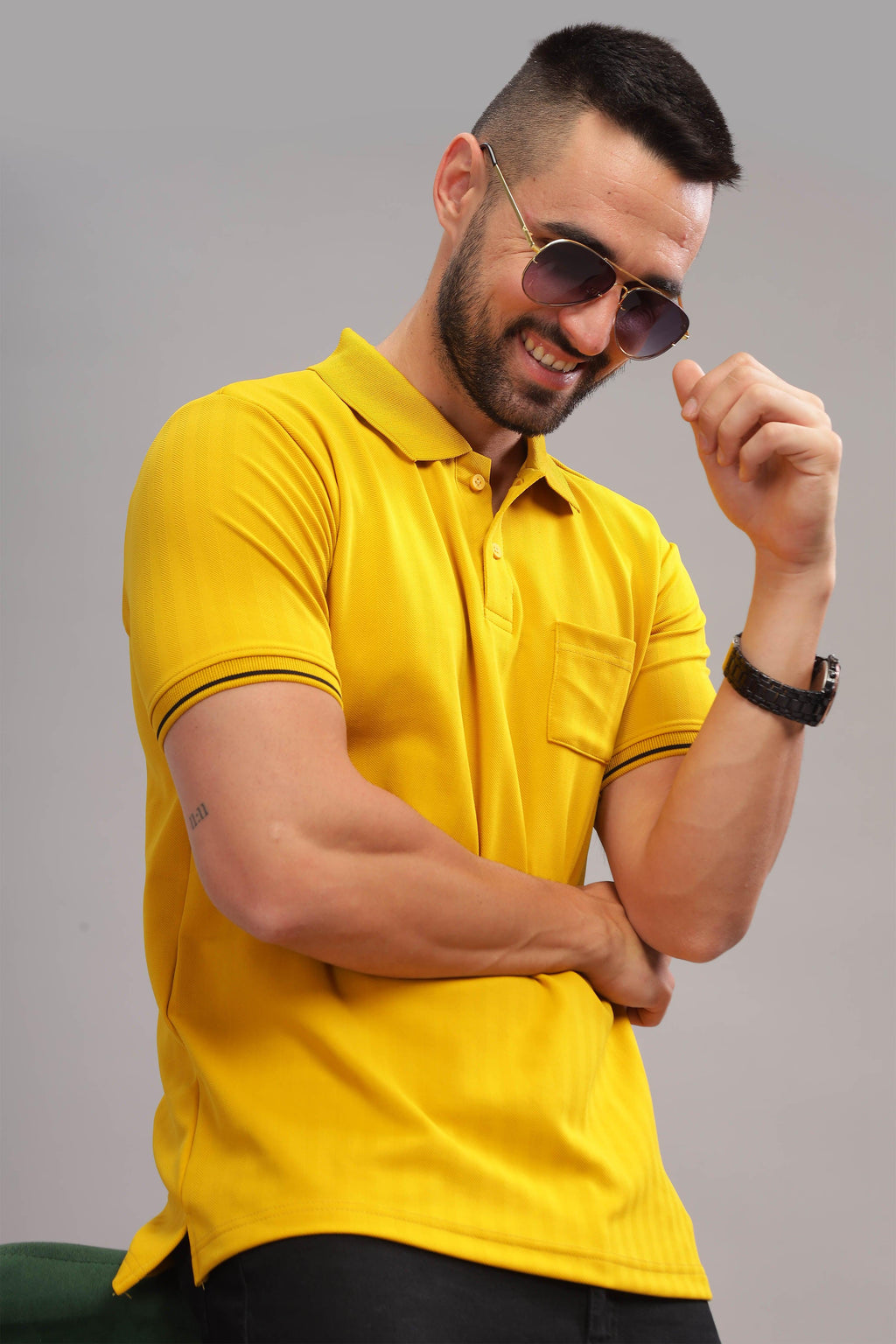 Sunny Spark Mens Polo tShirt by that corner store