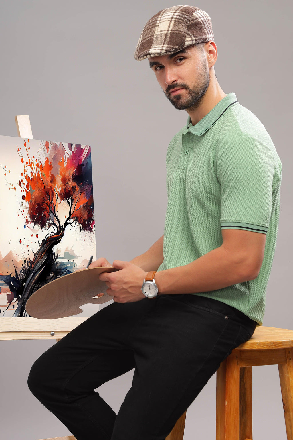 Miami Mint Mens Polo Shirt