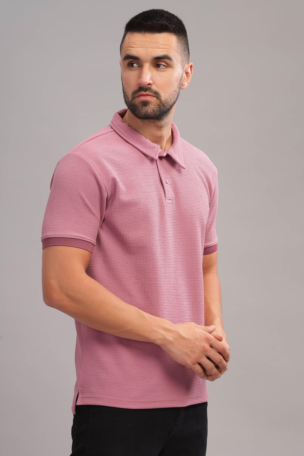 Majestic Mauve Mens Polo Shirt