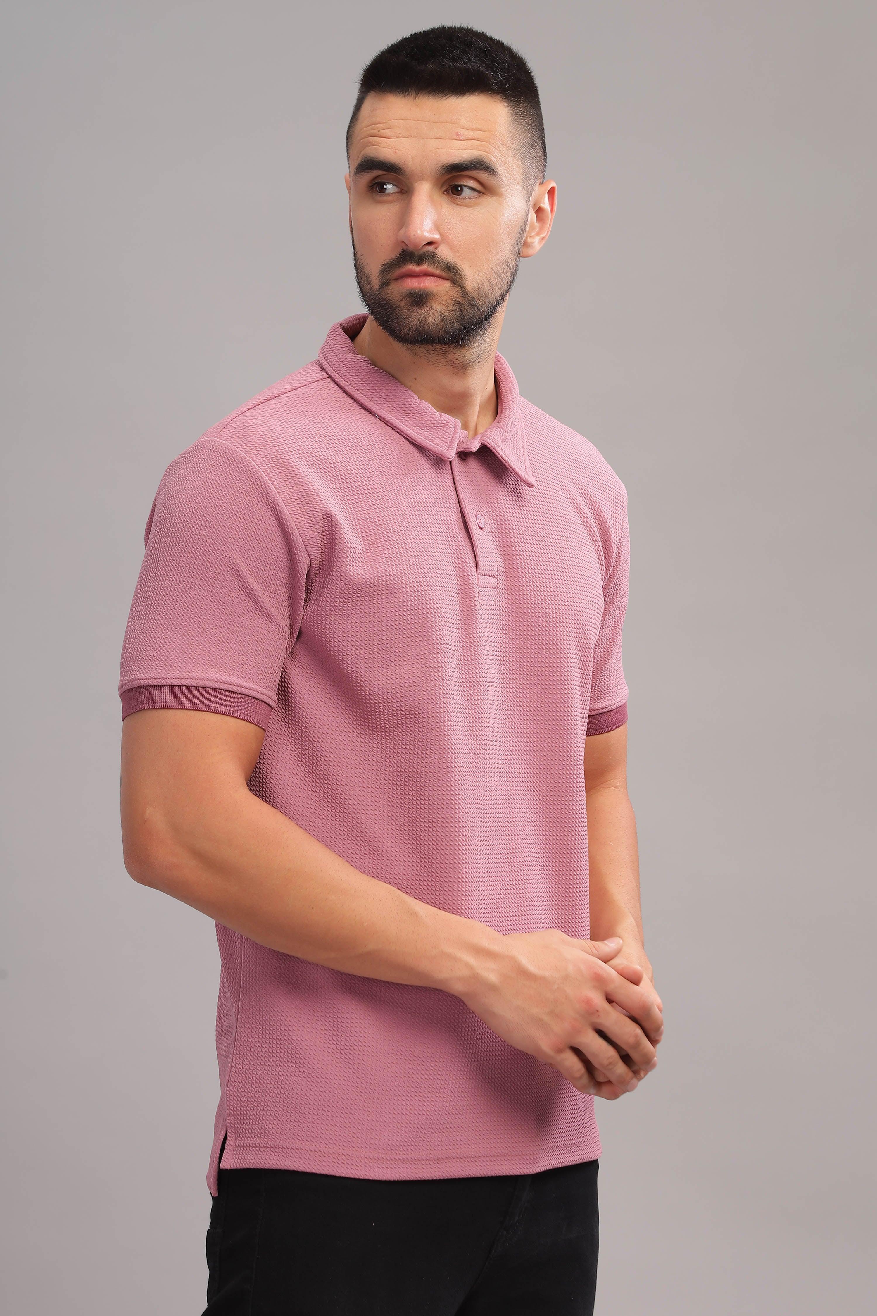 Majestic Mauve Mens Polo Shirt