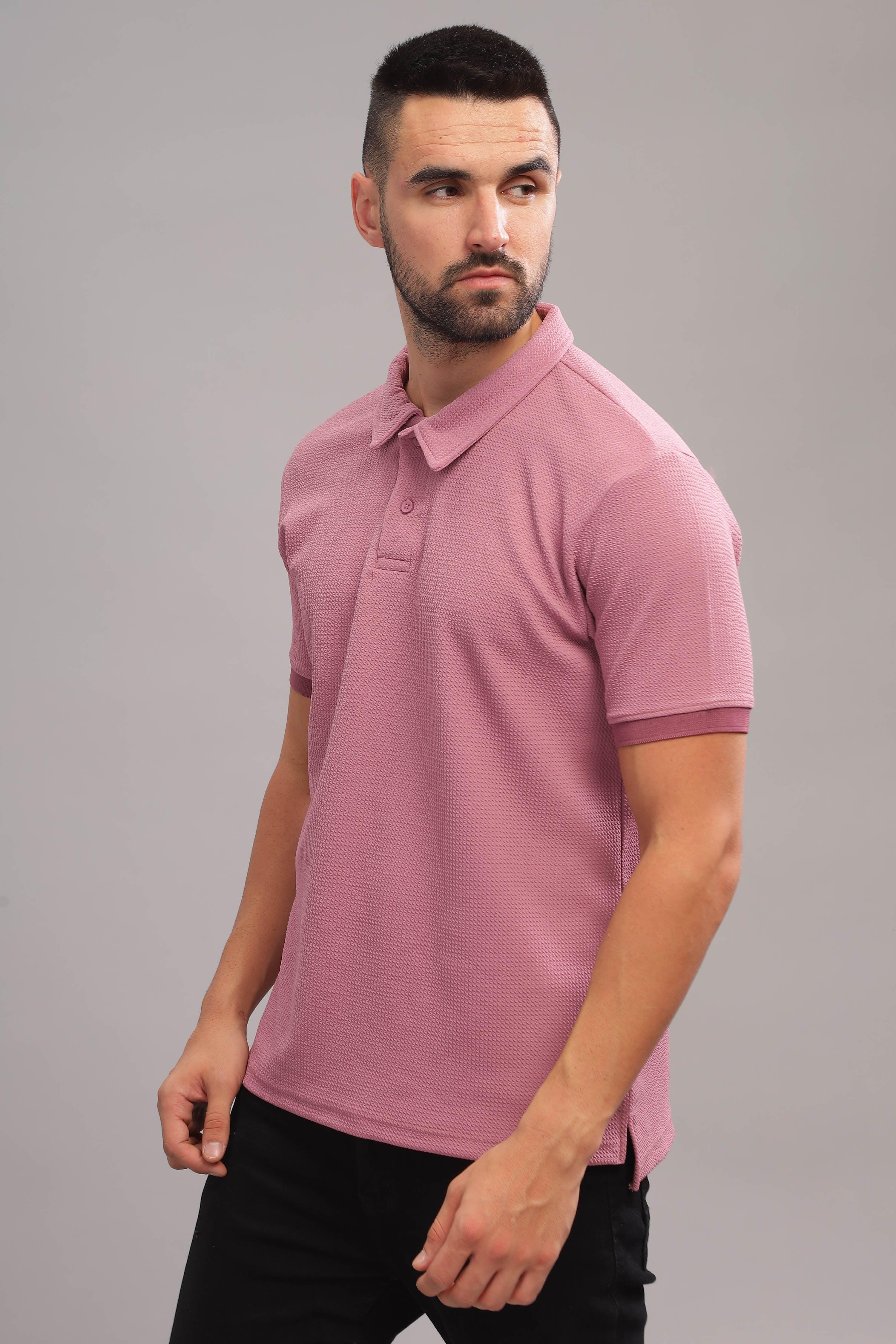 Majestic Mauve Mens Polo Shirt