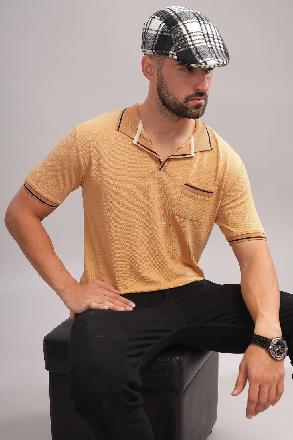 Turkish Tan Mens Polo Shirt