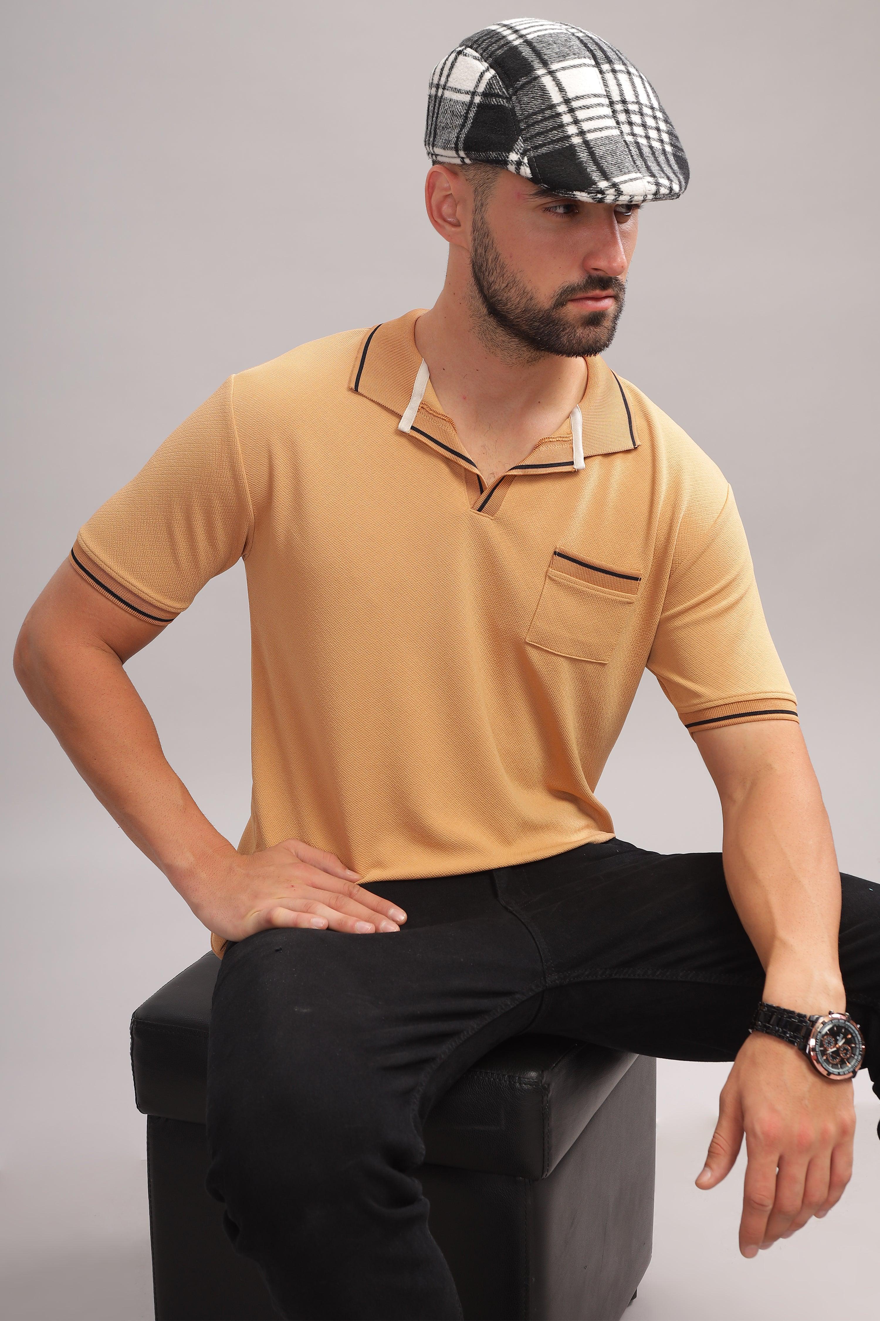 Turkish Tan Mens Polo Shirt