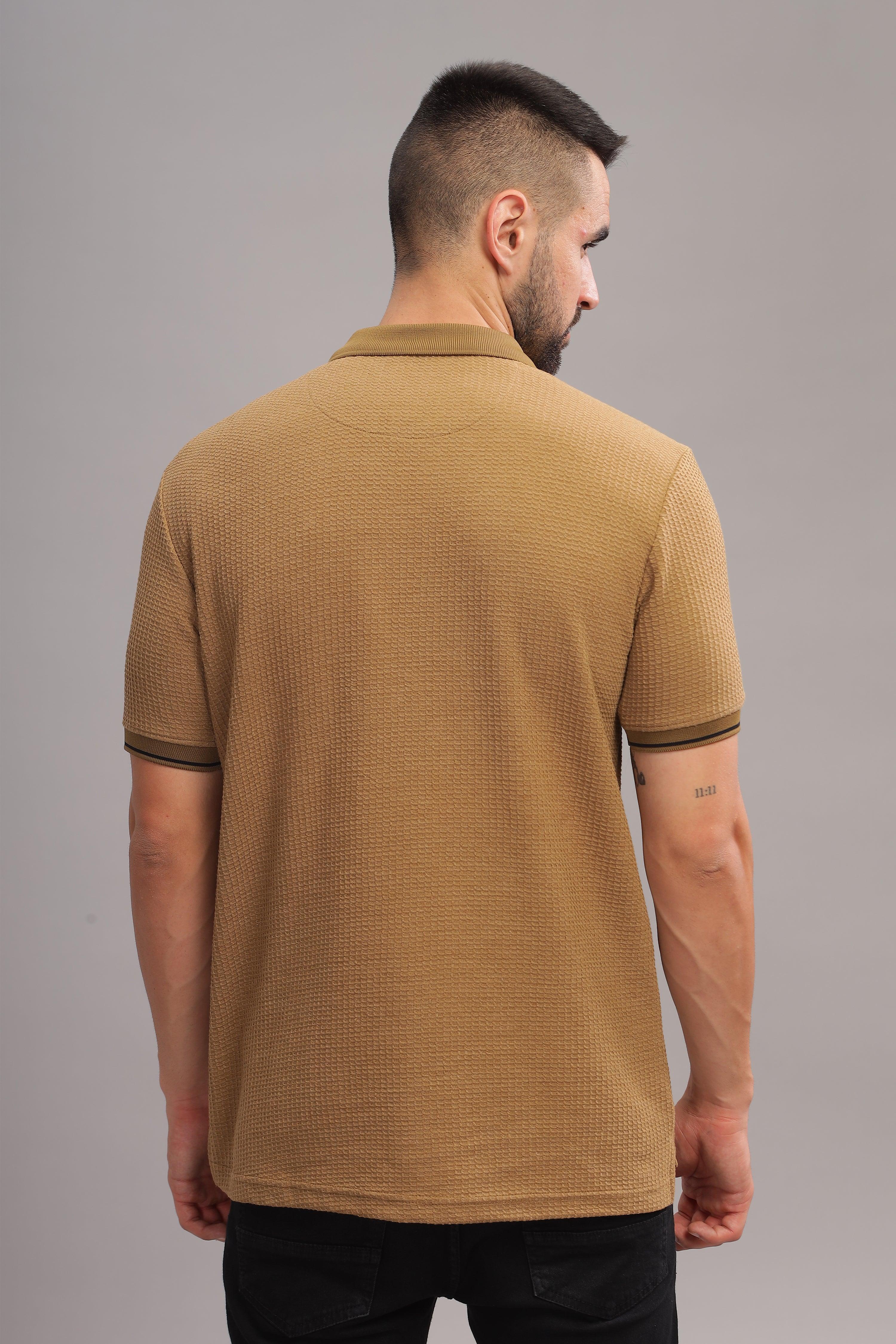 Brown Bean Mens Polo Shirt
