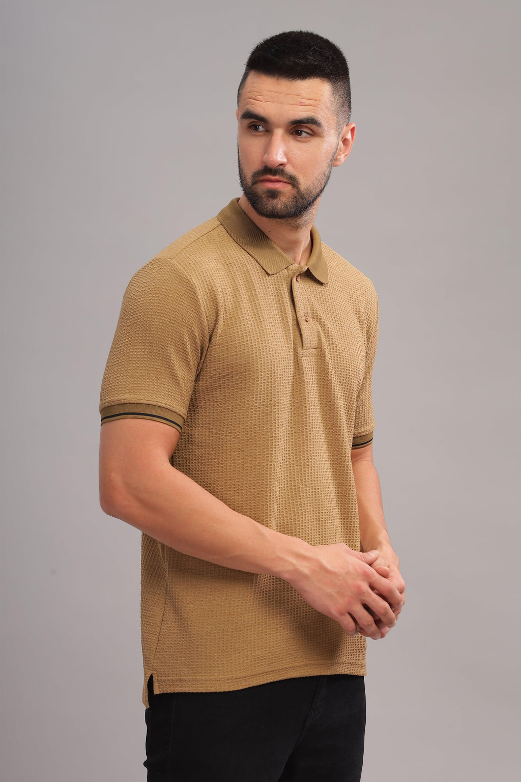 Brown Bean Mens Polo Shirt