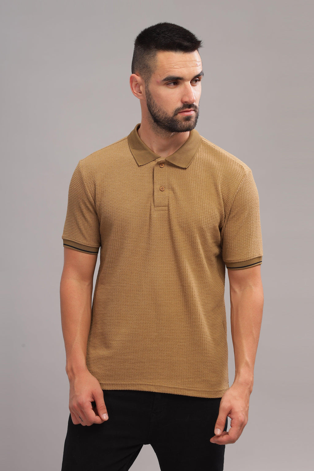 Brown Bean Mens Polo tShirt by that corner store