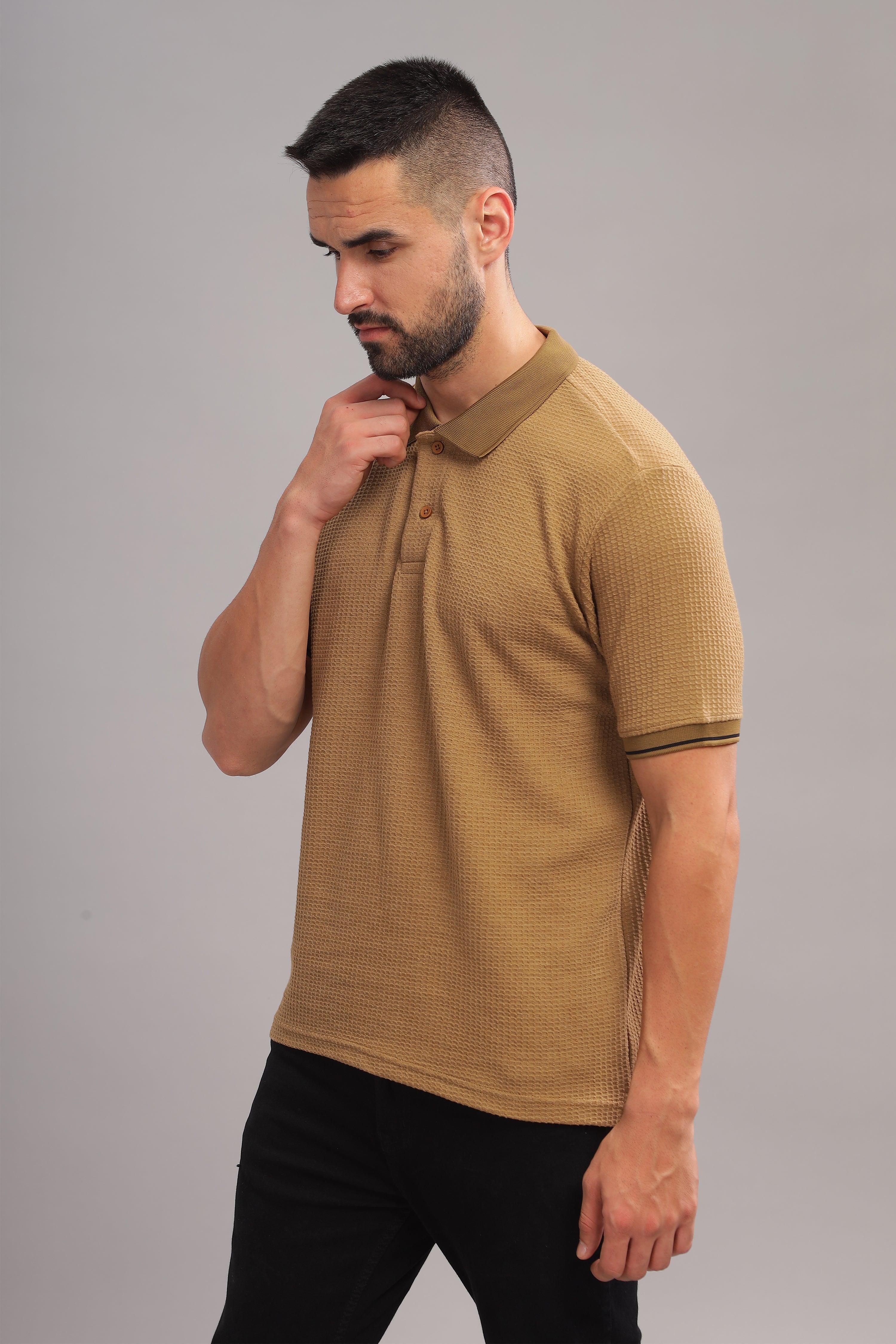 Brown Bean Mens Polo Shirt