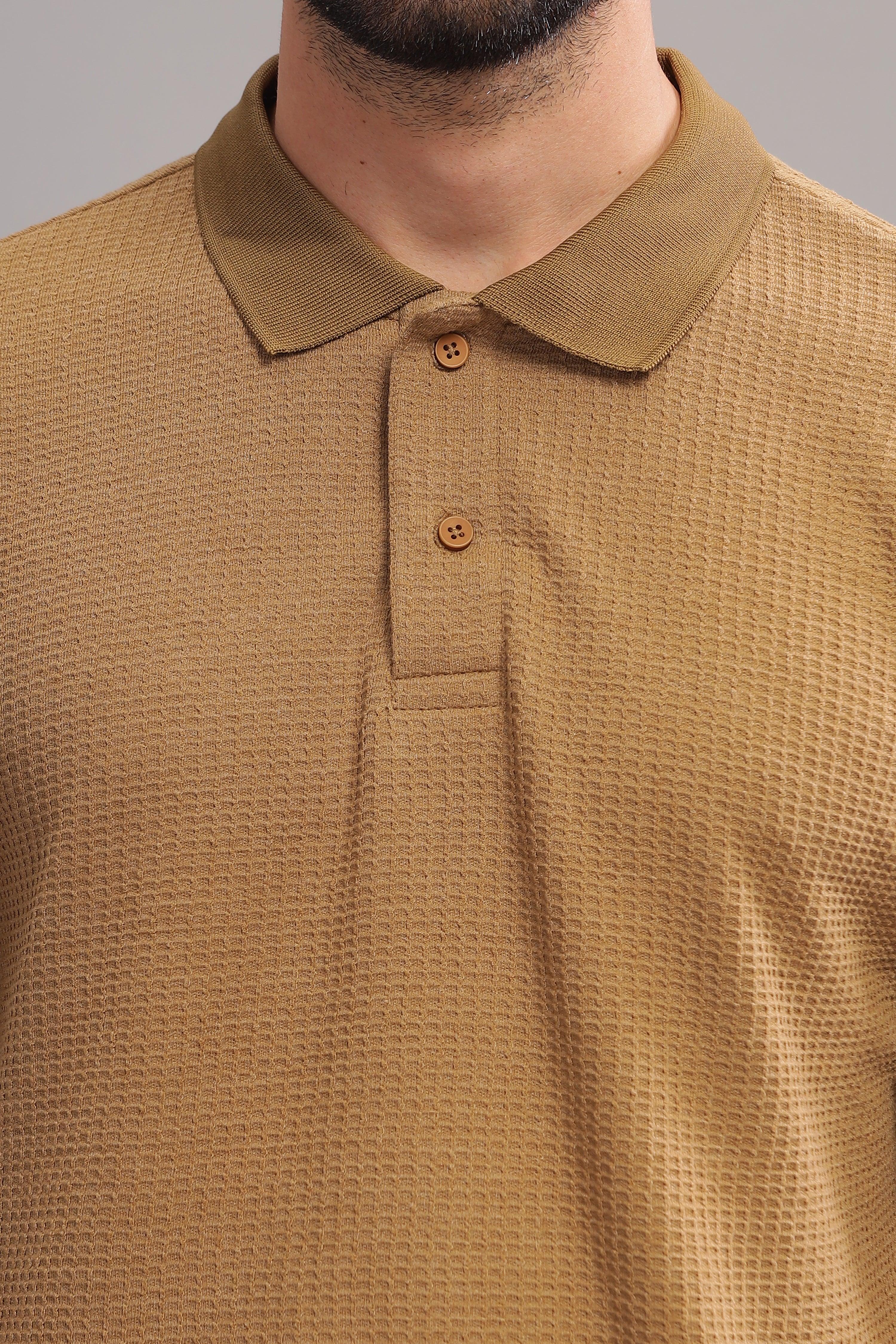 Brown Bean Mens Polo Shirt