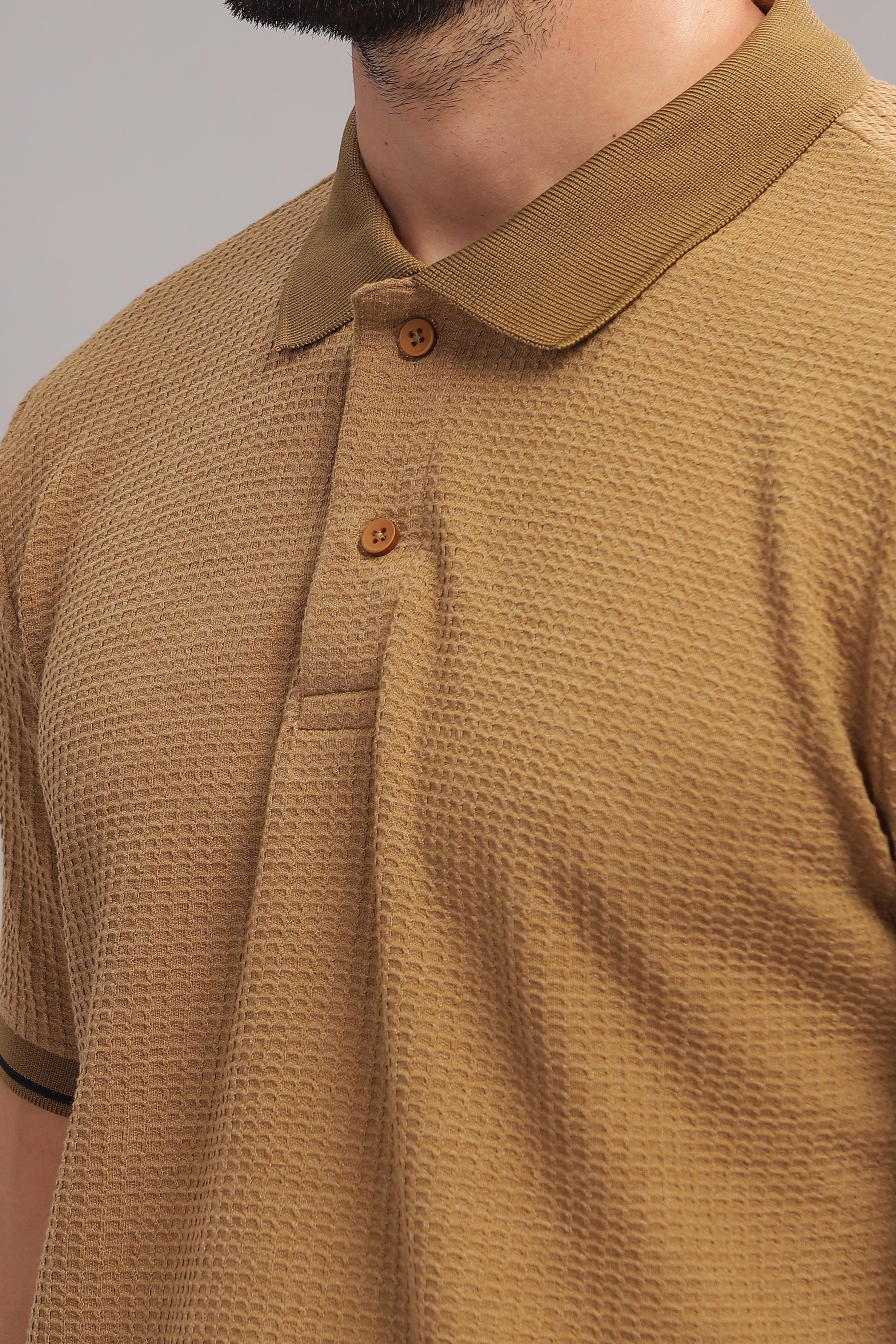 Brown Bean Mens Polo Shirt
