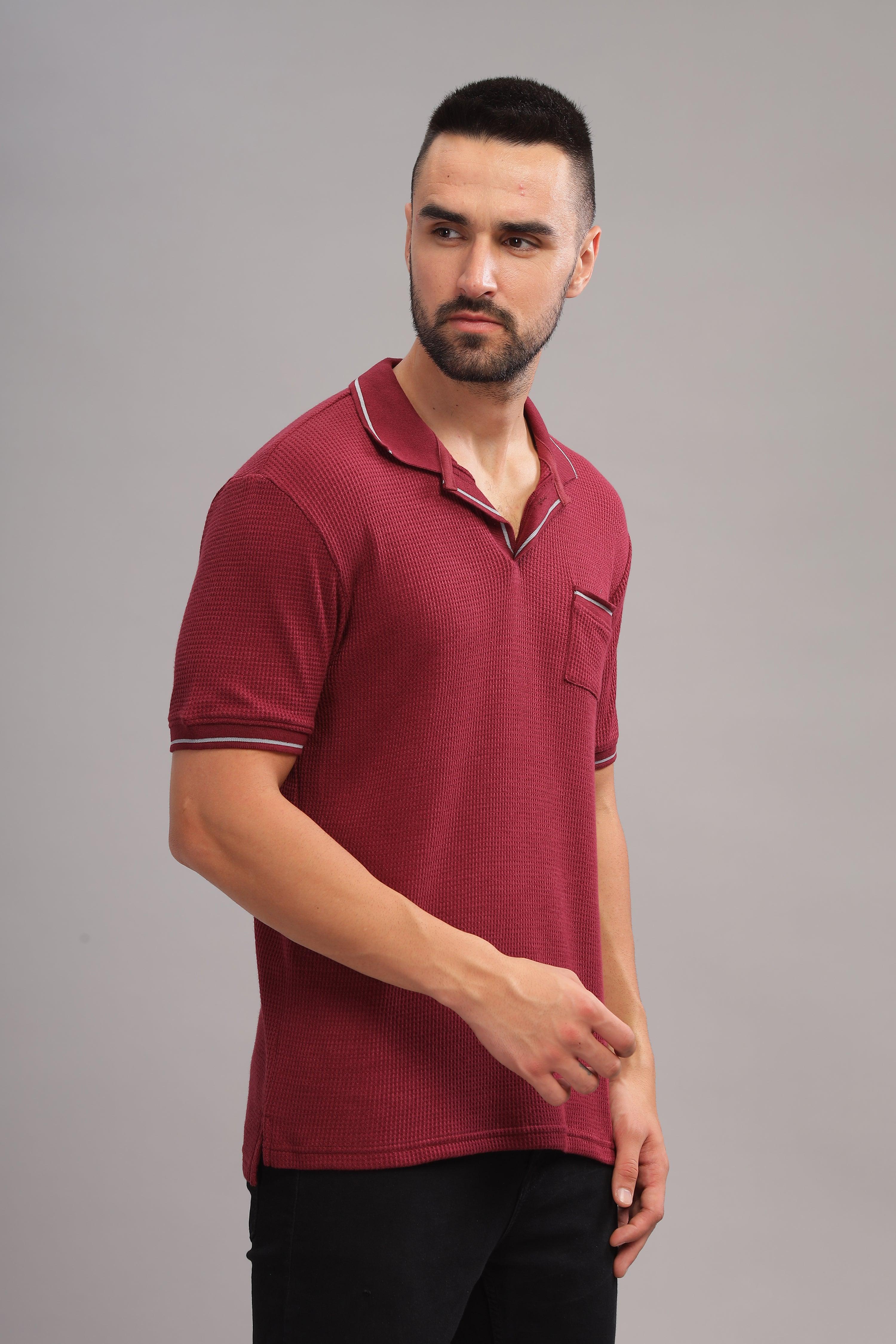 Mahagony Mustang Mens Polo Shirt