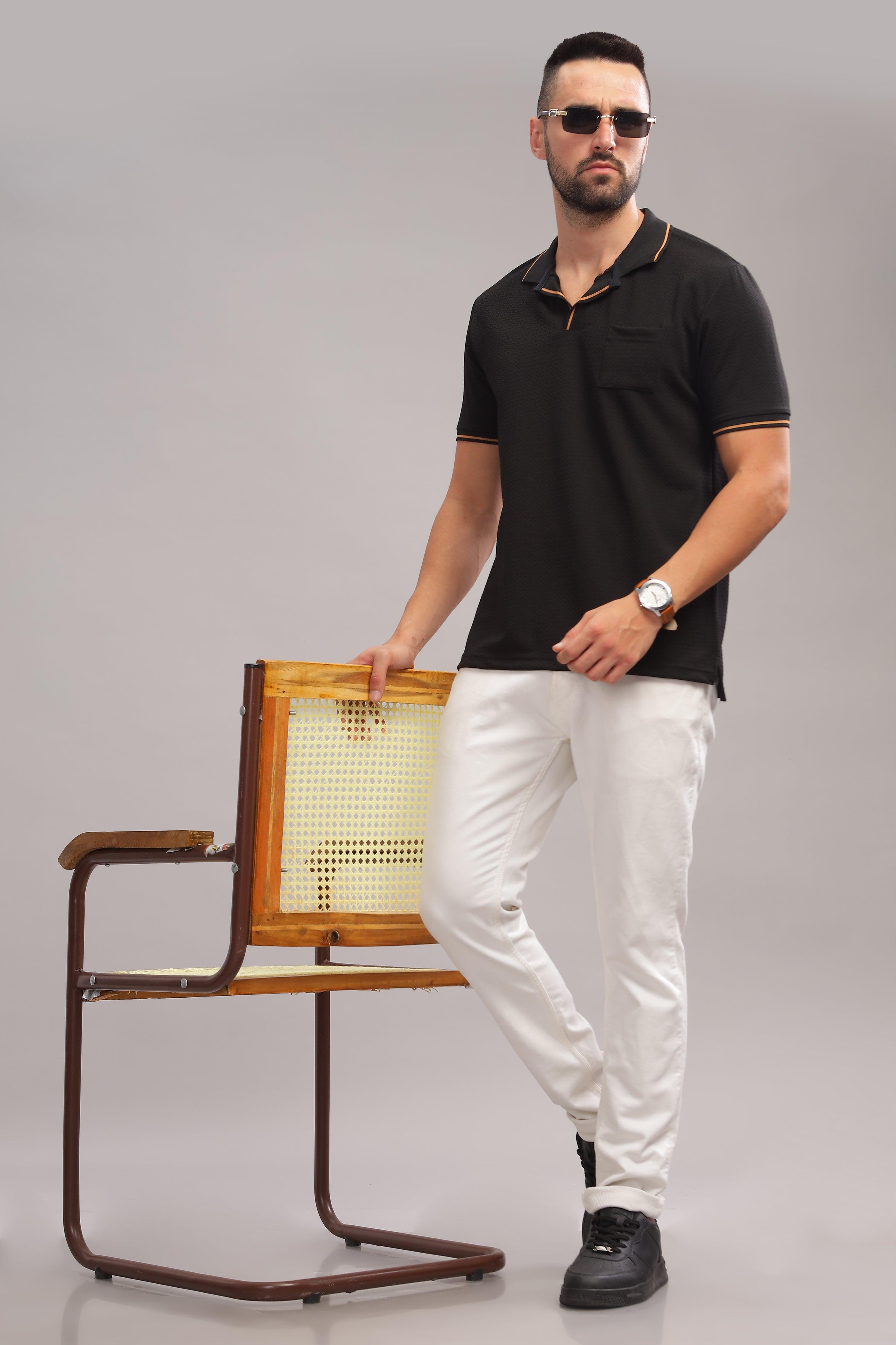 Noir Rider Mens Polo Shirt