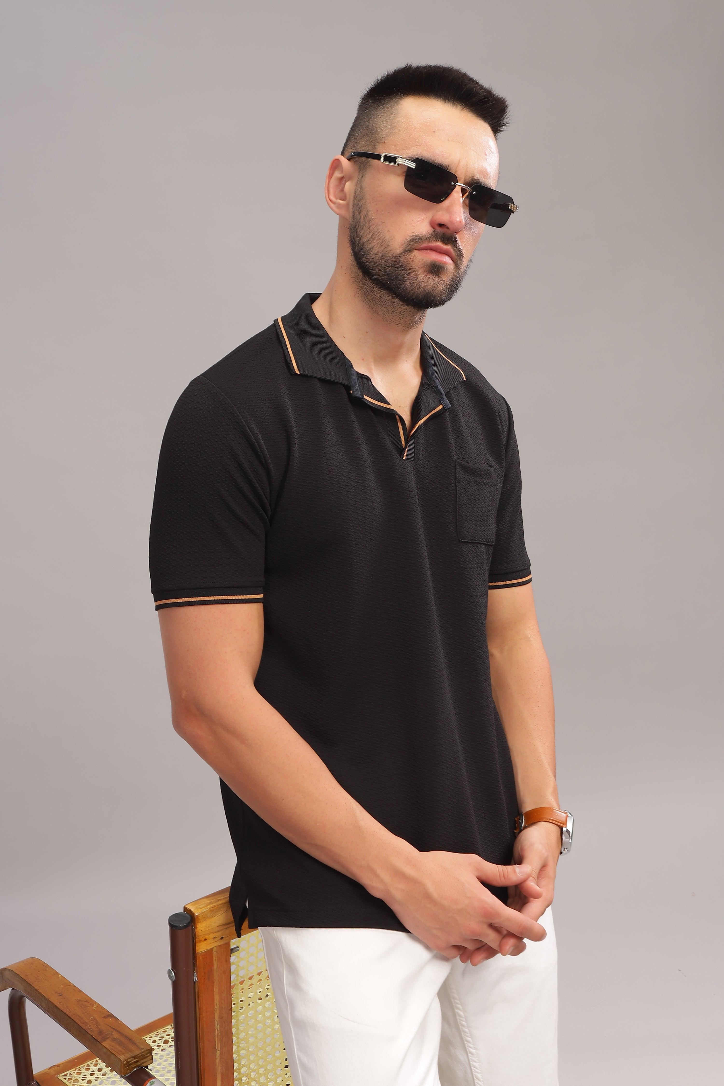 Noir Rider Mens Polo Shirt by that corner store