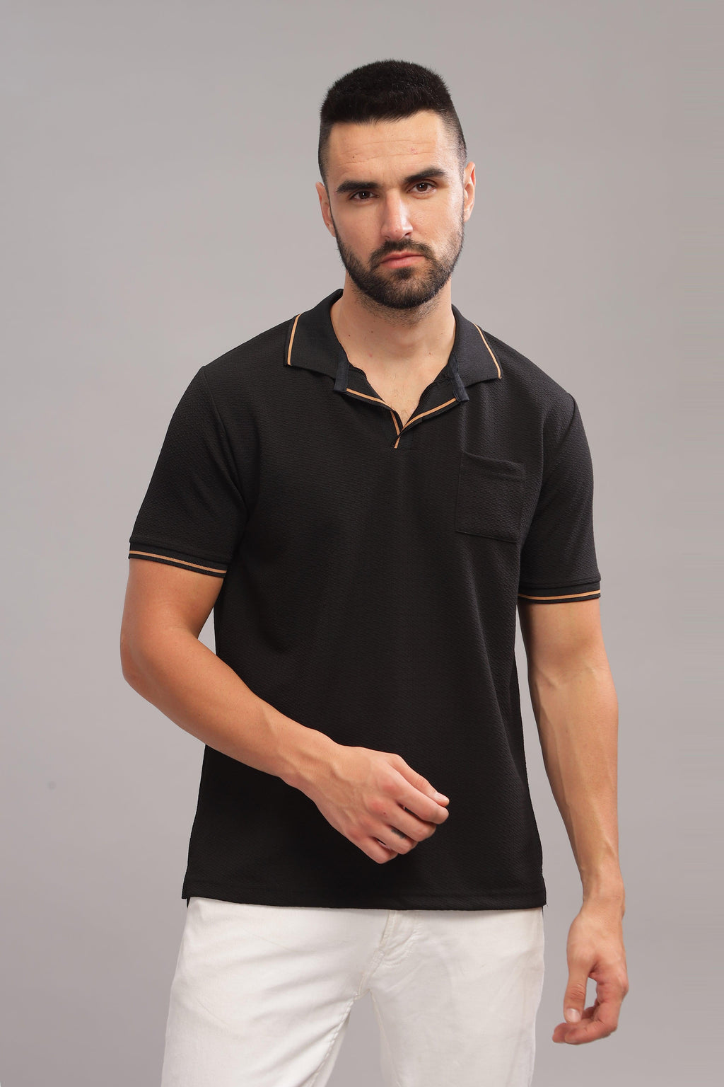 Noir Rider Mens Polo tShirt by that corner store