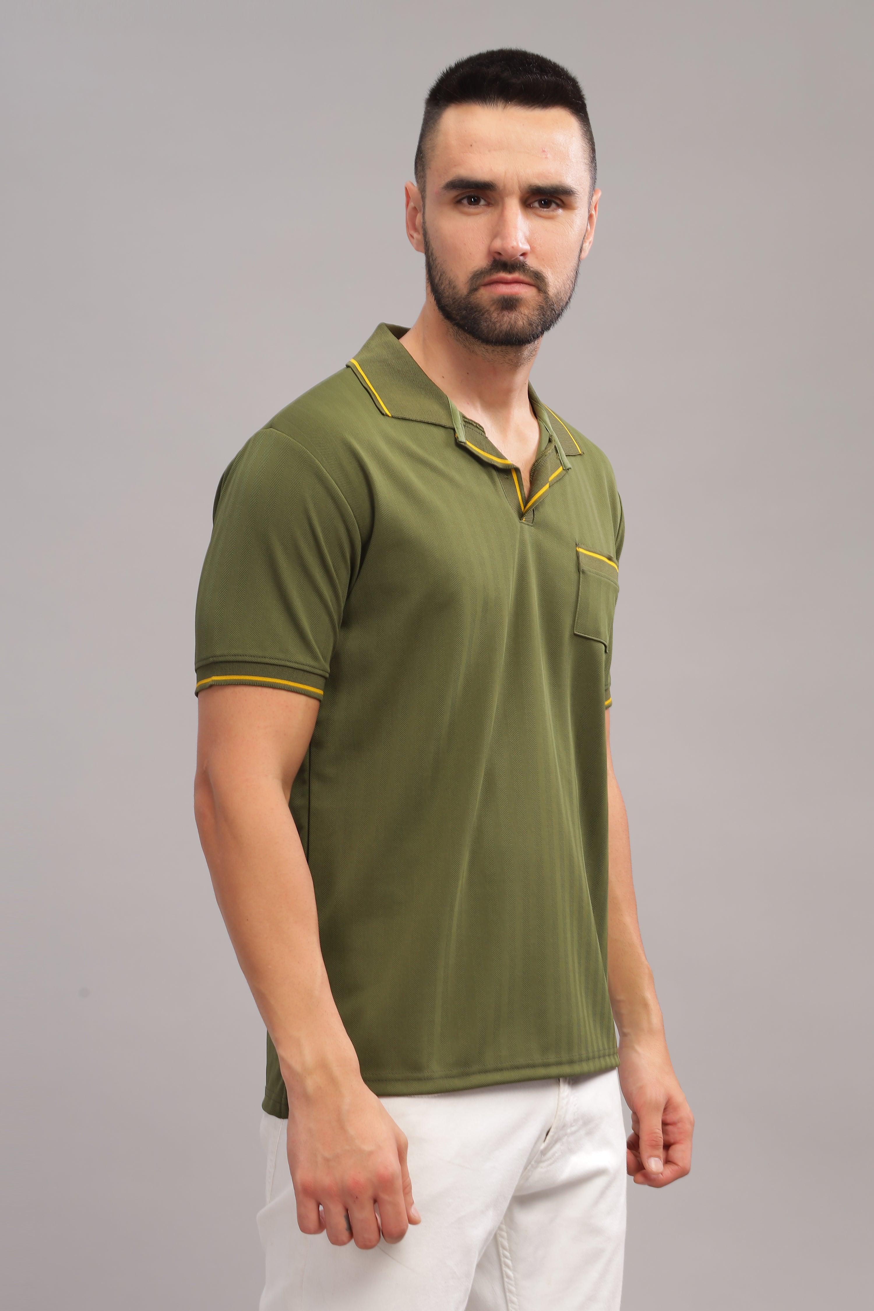 Olive Rogue Mens Polo Shirt