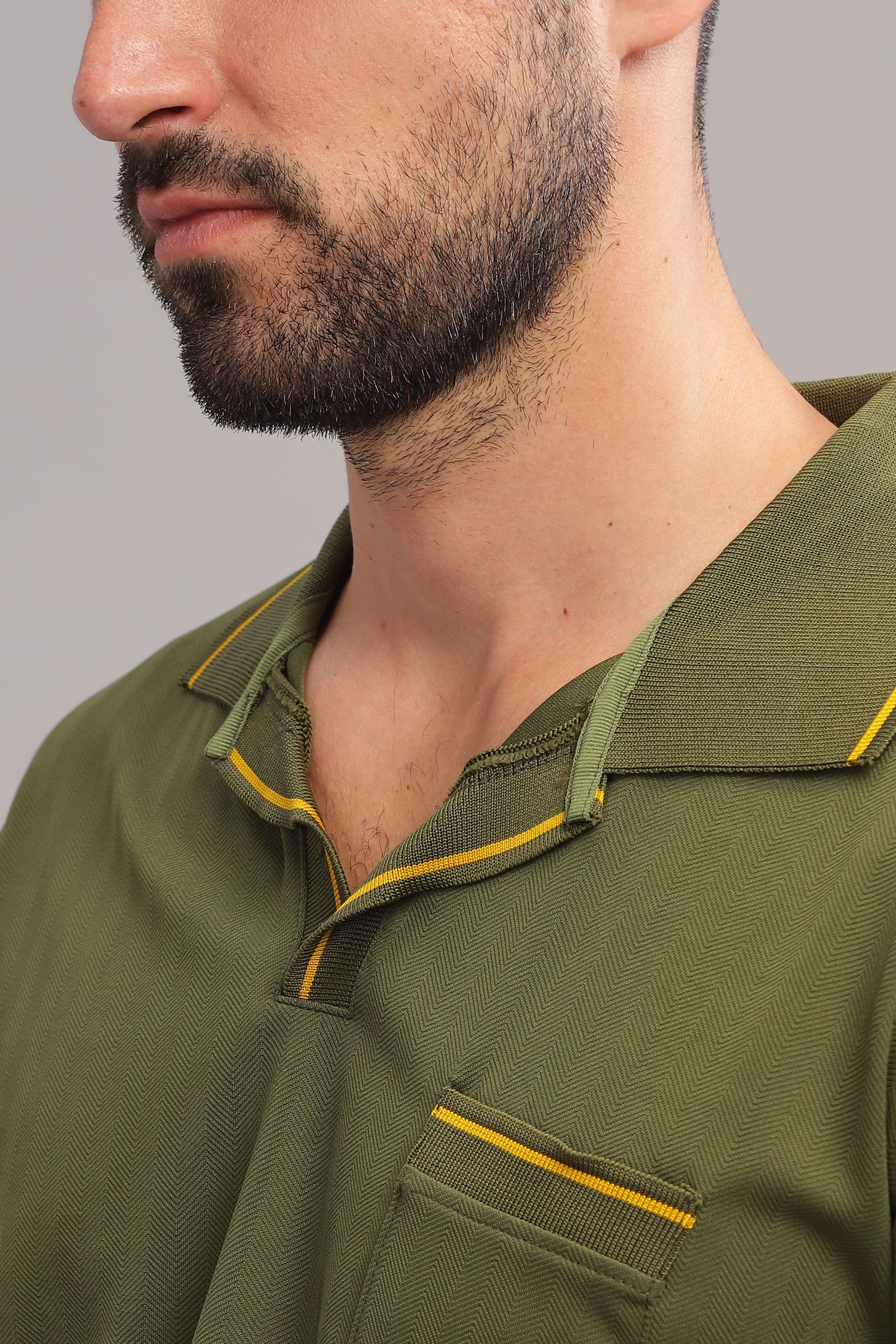 Olive Rogue Mens Polo Shirt