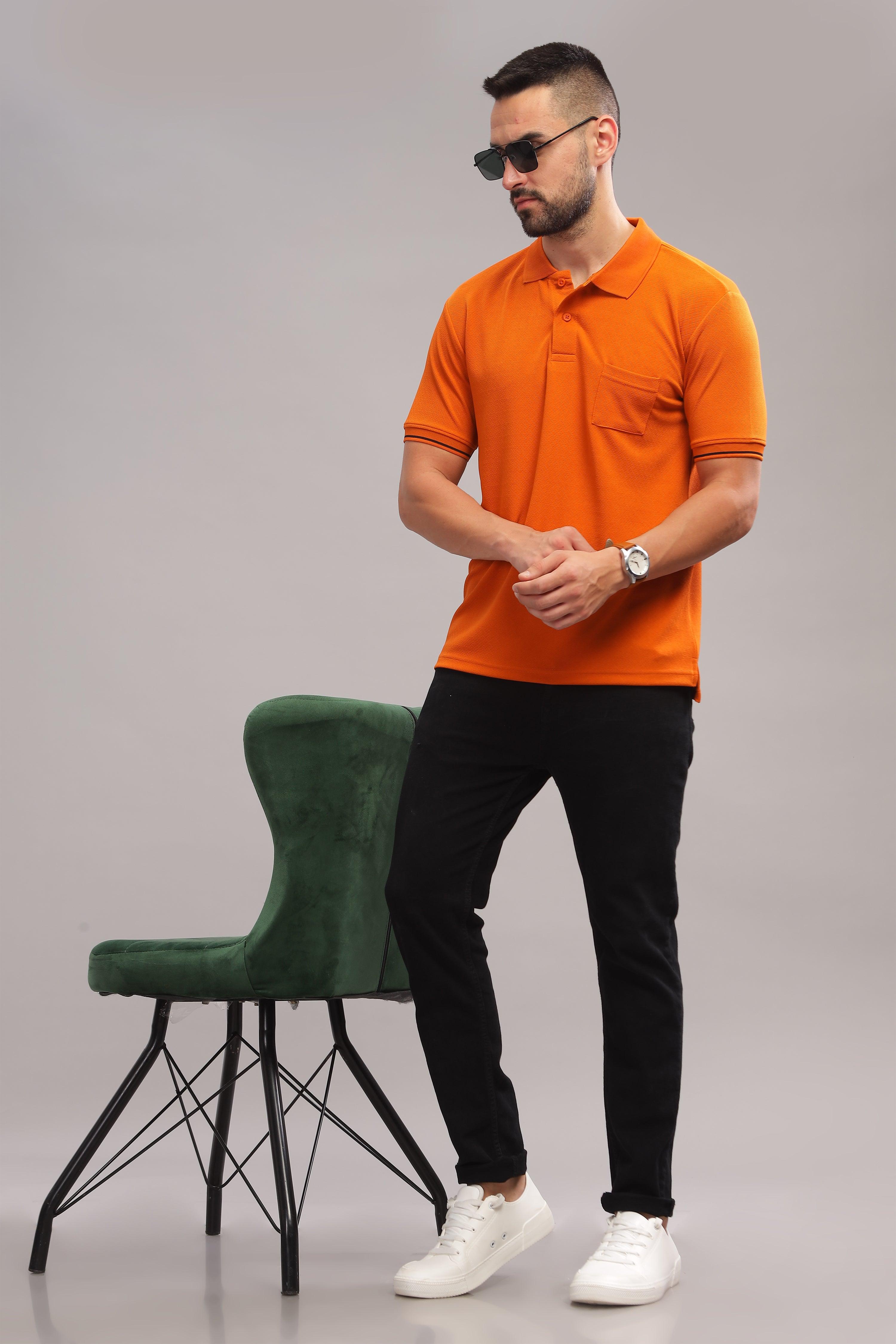 Wrinkle-resistant polo tshirt