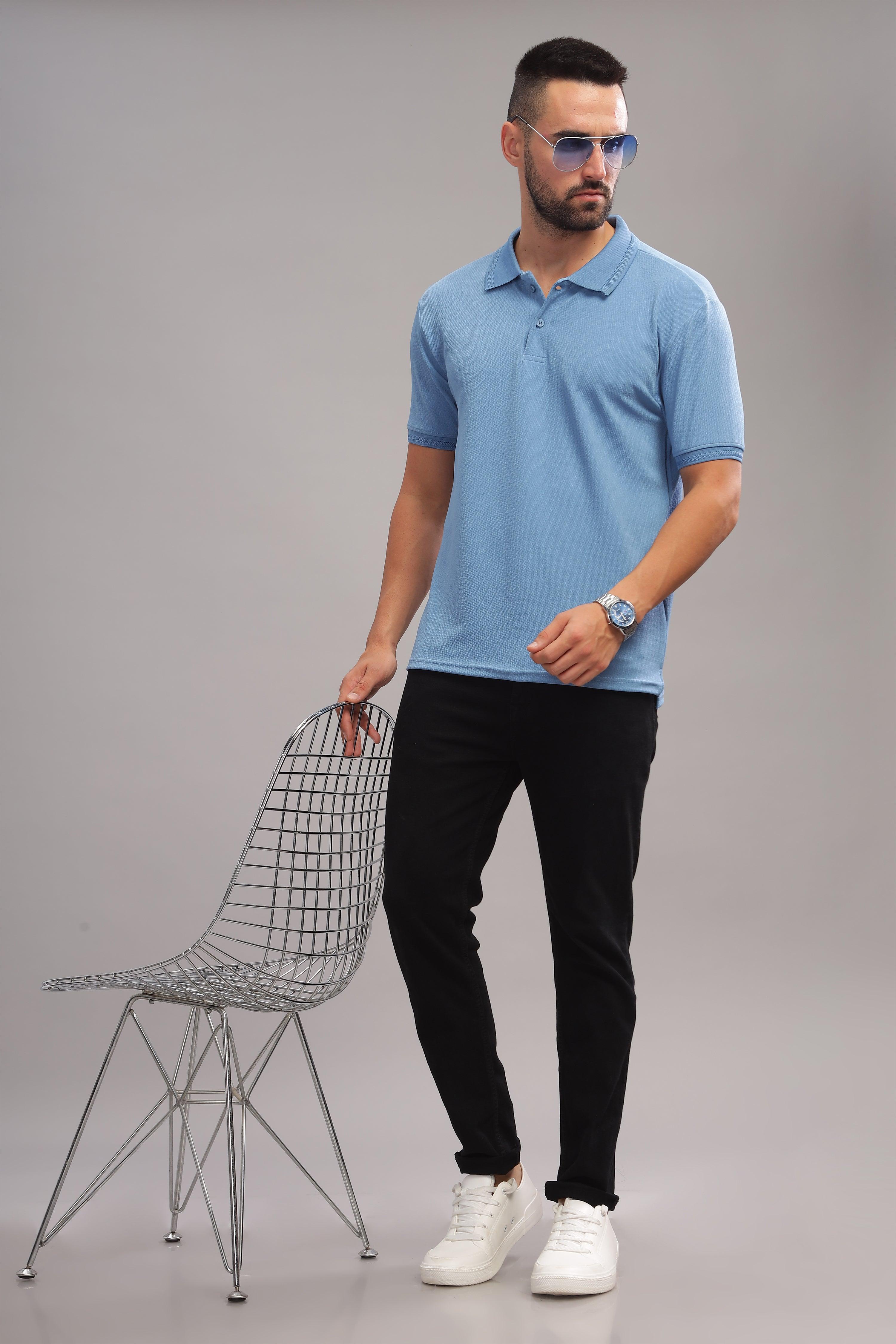Half Sleeves mens polo shirt