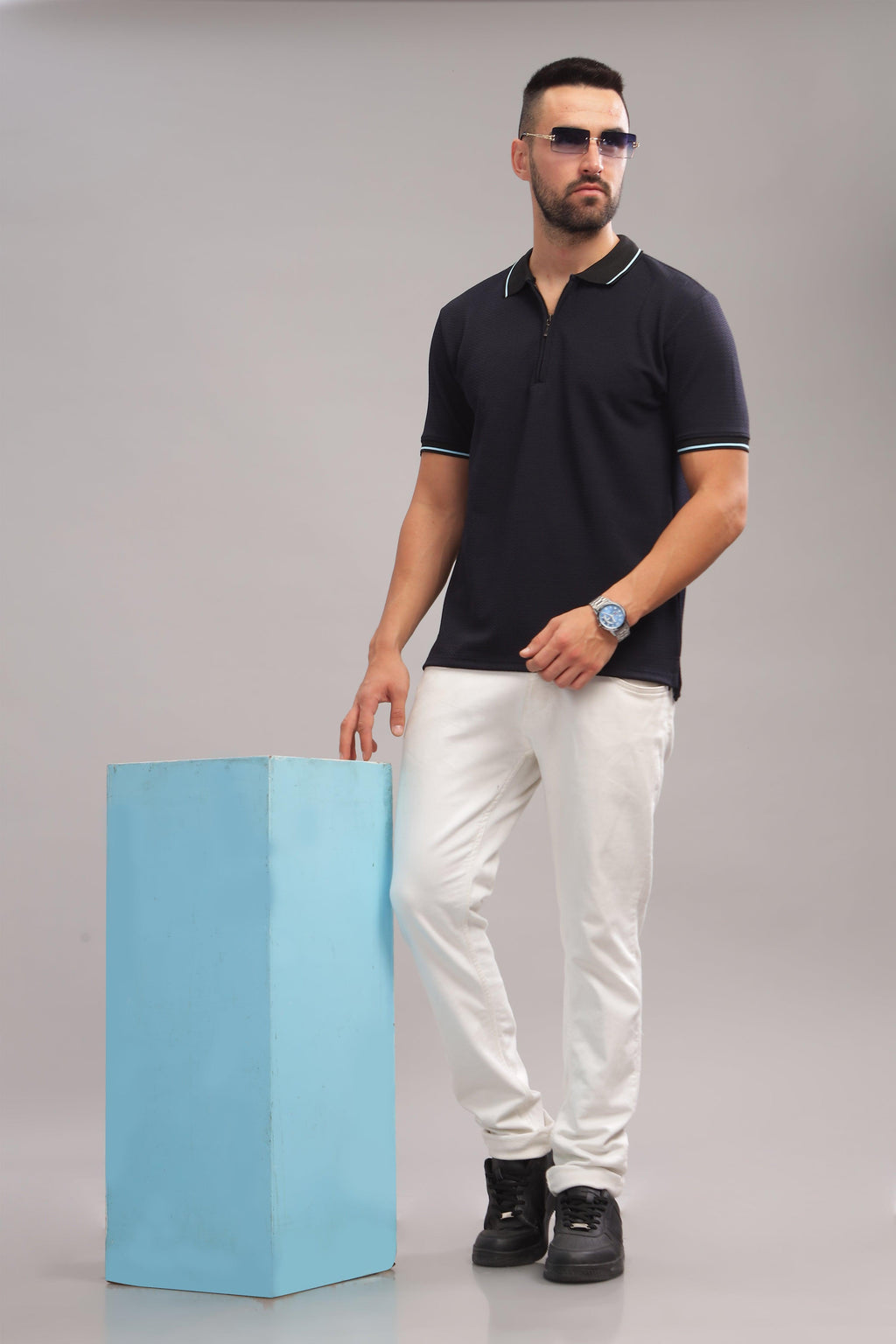 Wrinkle-free technology polo shirt