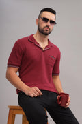 Mahagony Mustang Mens Polo Shirt by that corner store