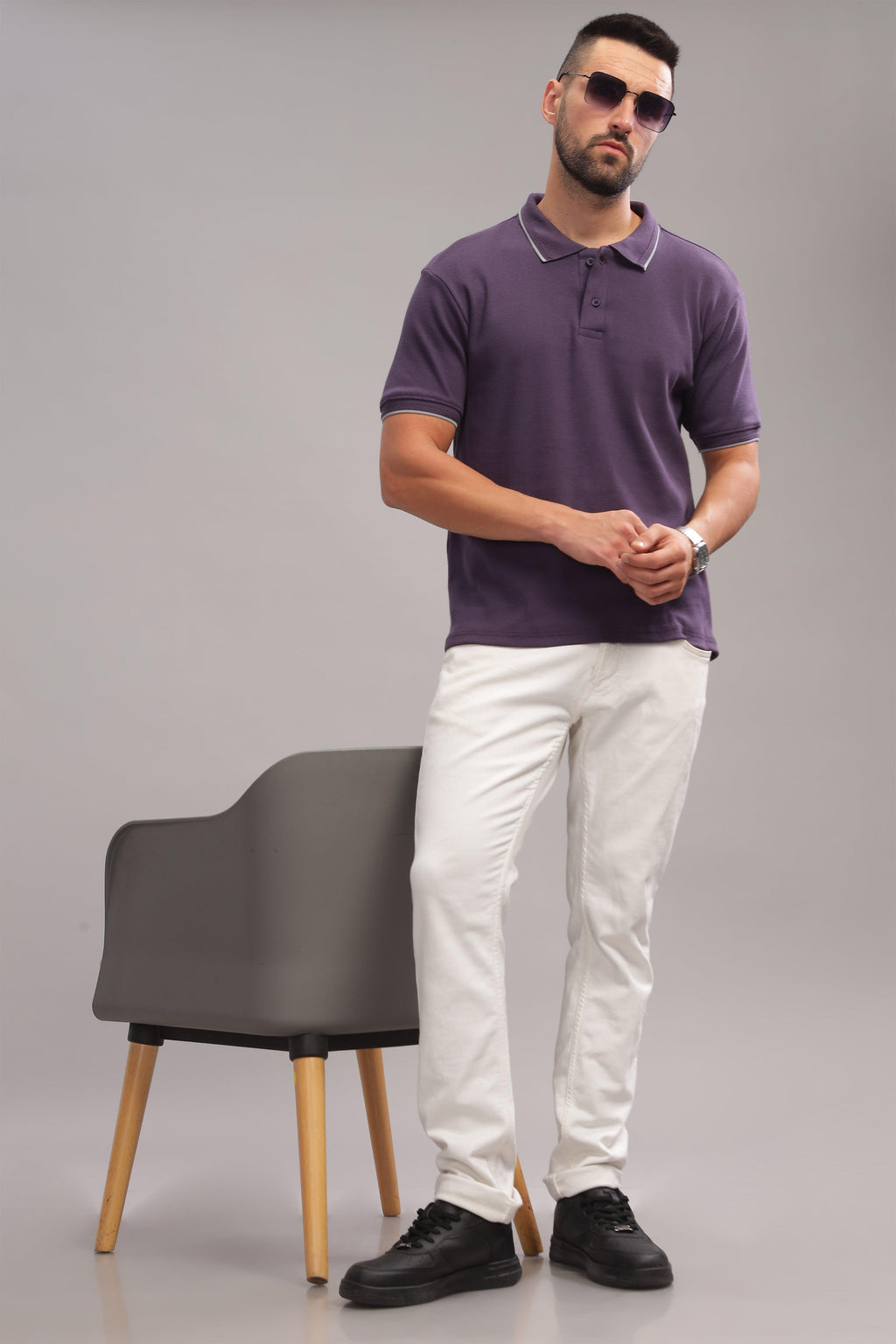 Half Sleeves mens polo tshirt