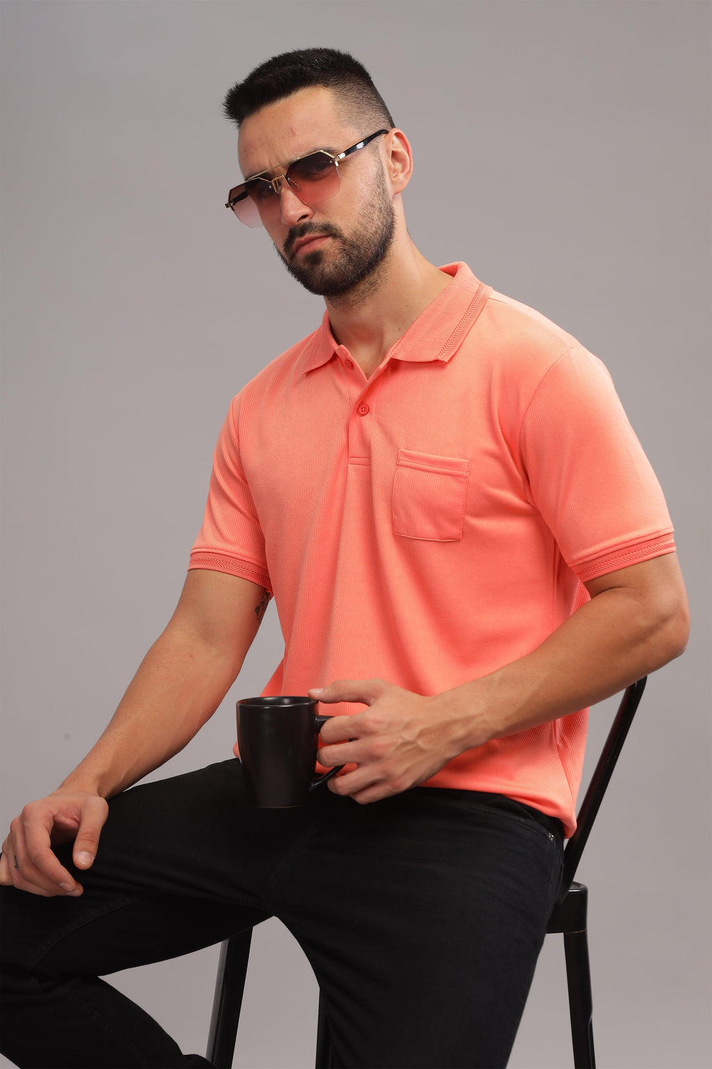 Coral Crest Mens Polo Shirt by that corner store