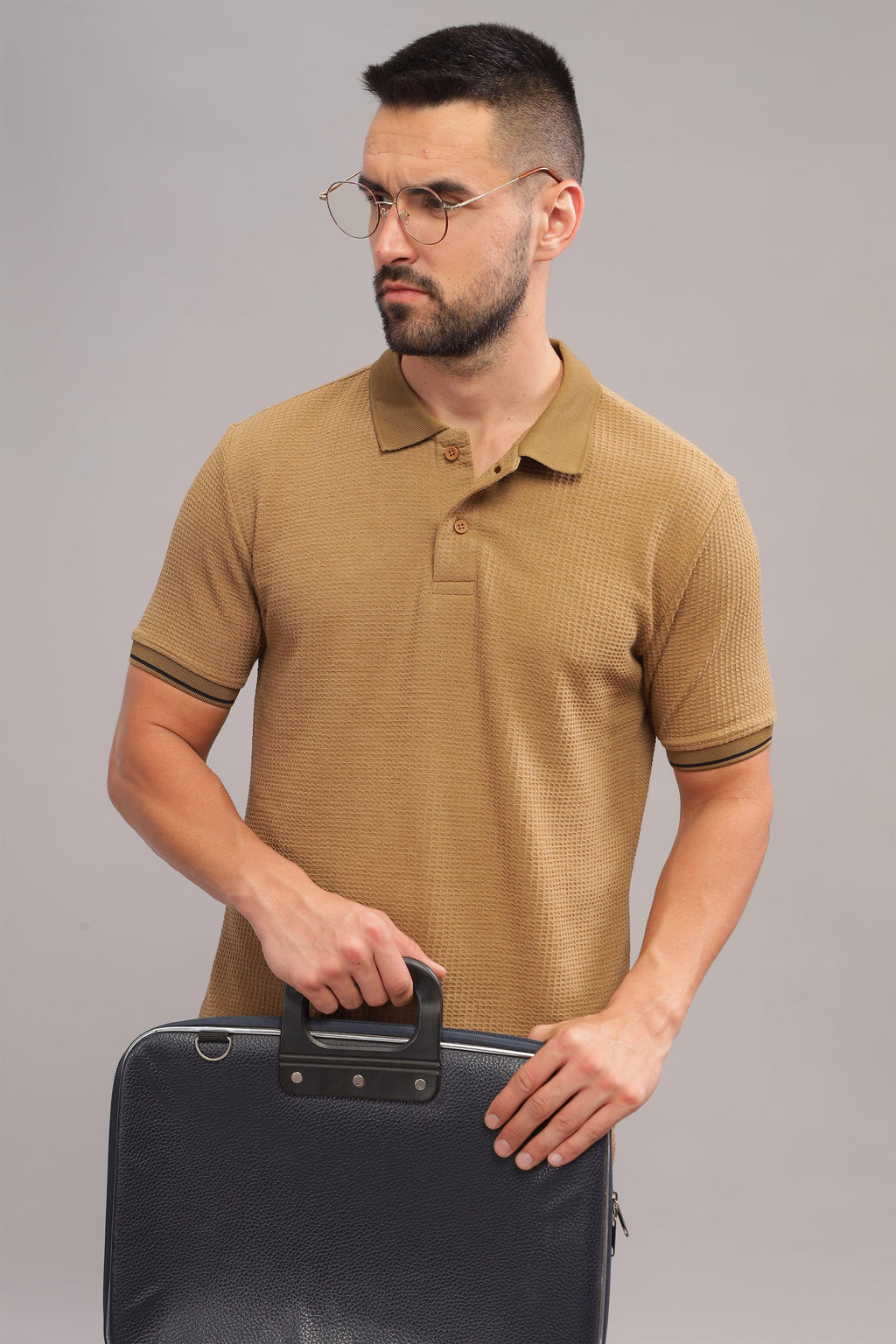 Brown Bean Mens Polo Shirt by that corner store