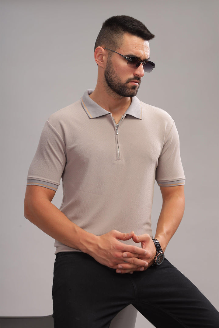 Luxurious cotton-rich fabric polo shirt by cruzar