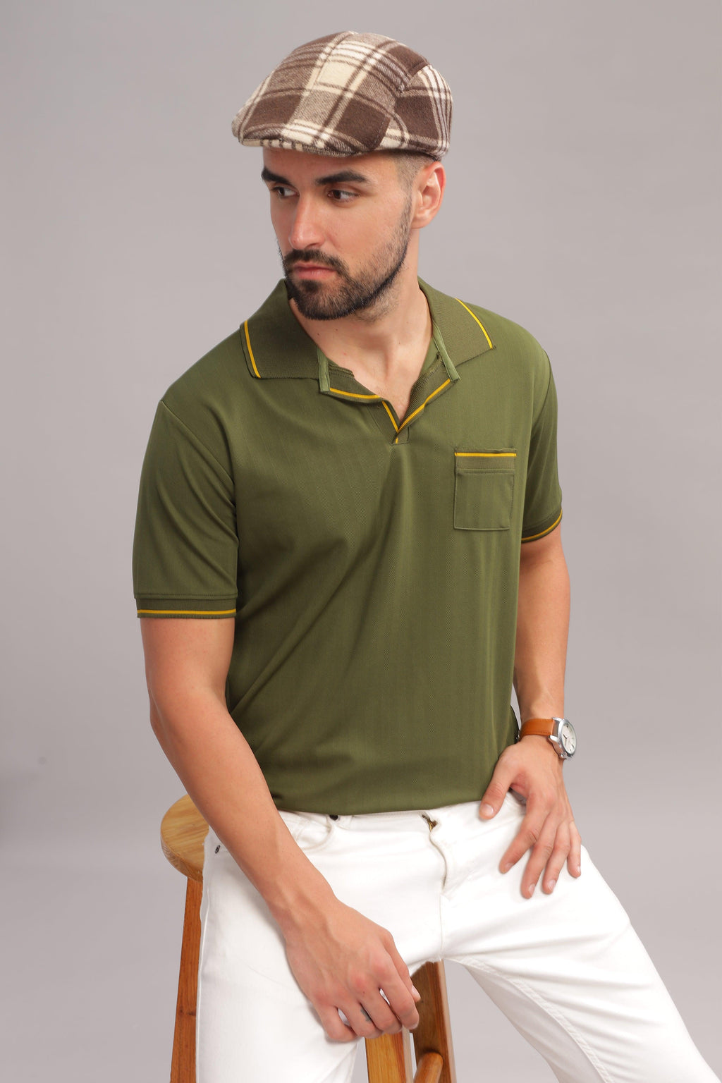 Olive Rogue Mens Polo Shirt