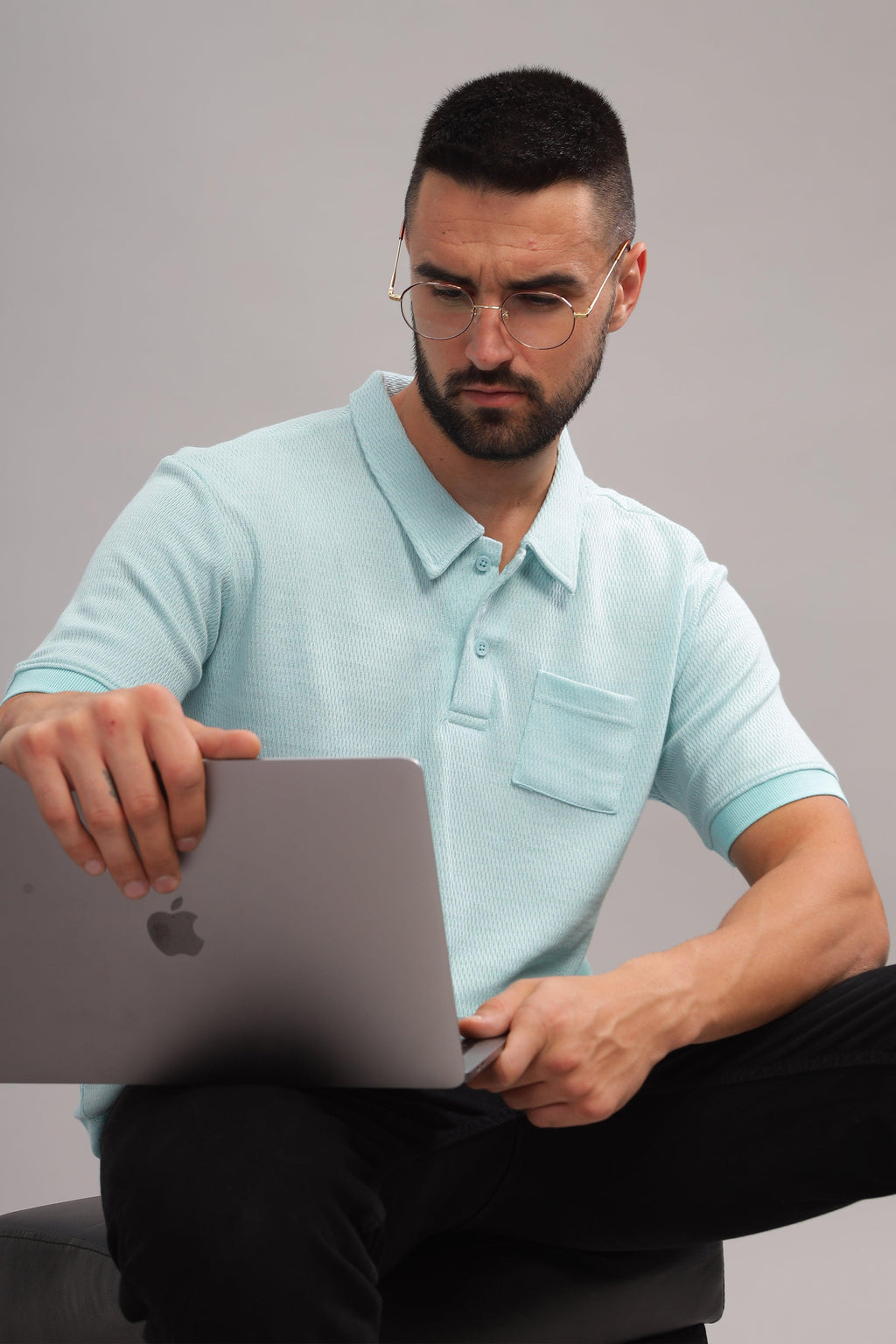 Icy Arctic Mens Polo Shirt