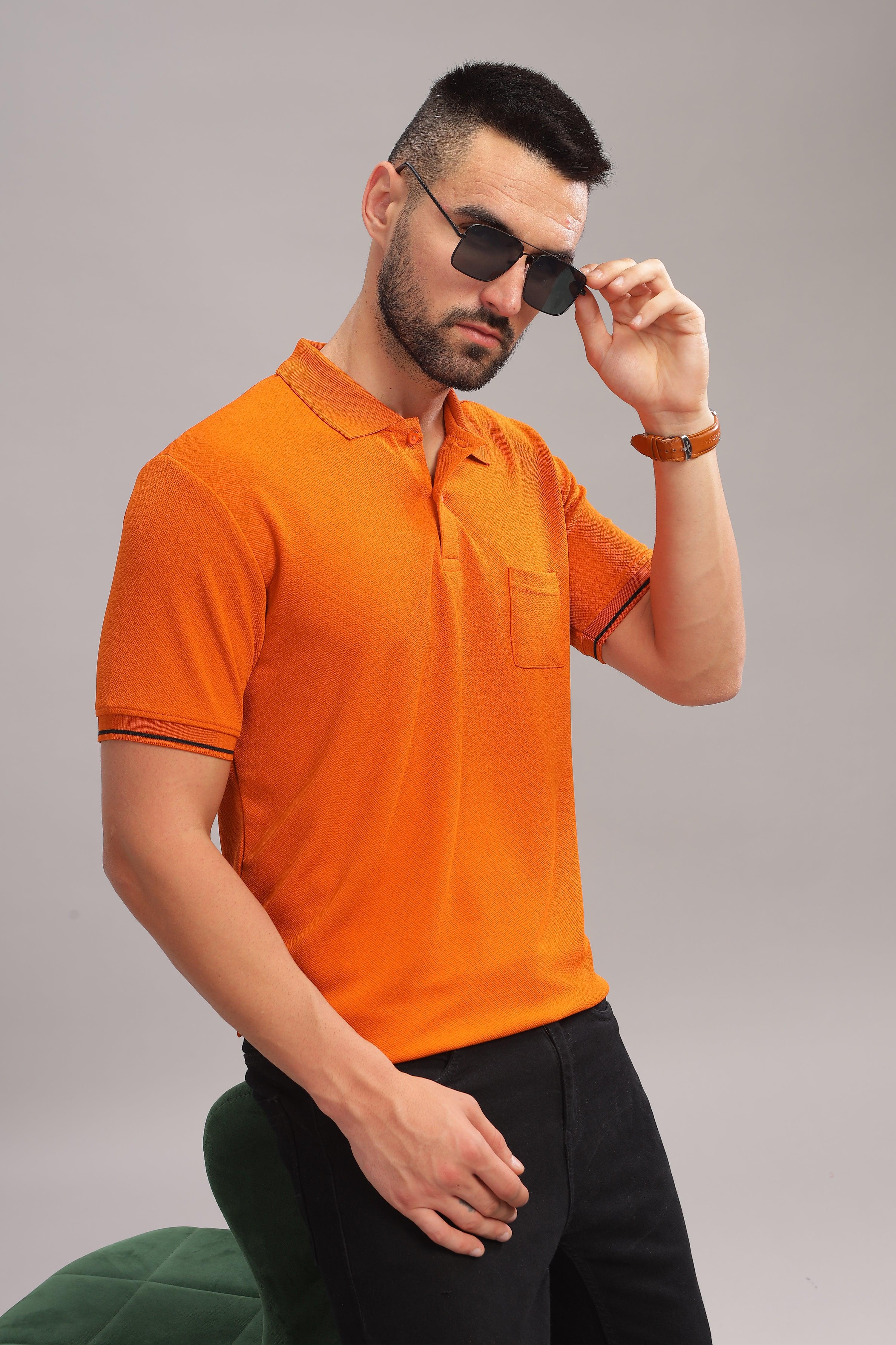 Wrinkle-resistant polo shirt