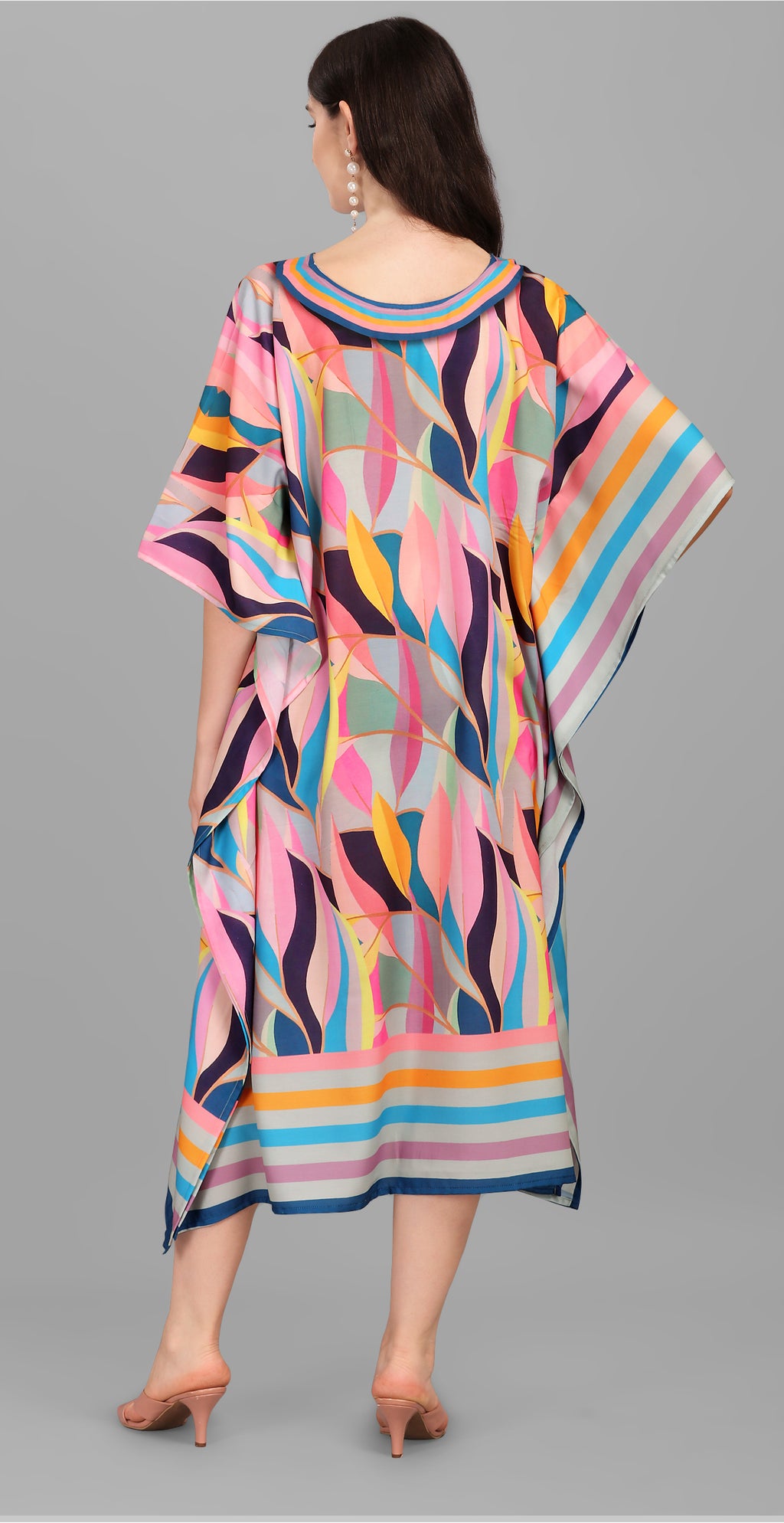 Chic Geometry Printed Kaftan