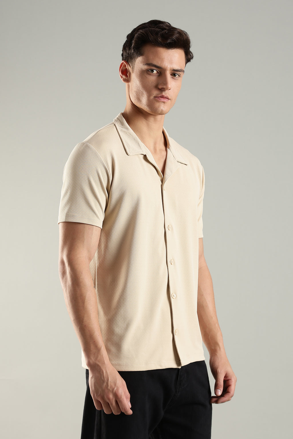 Oh Champ – Cuban Collar Shirt for Men