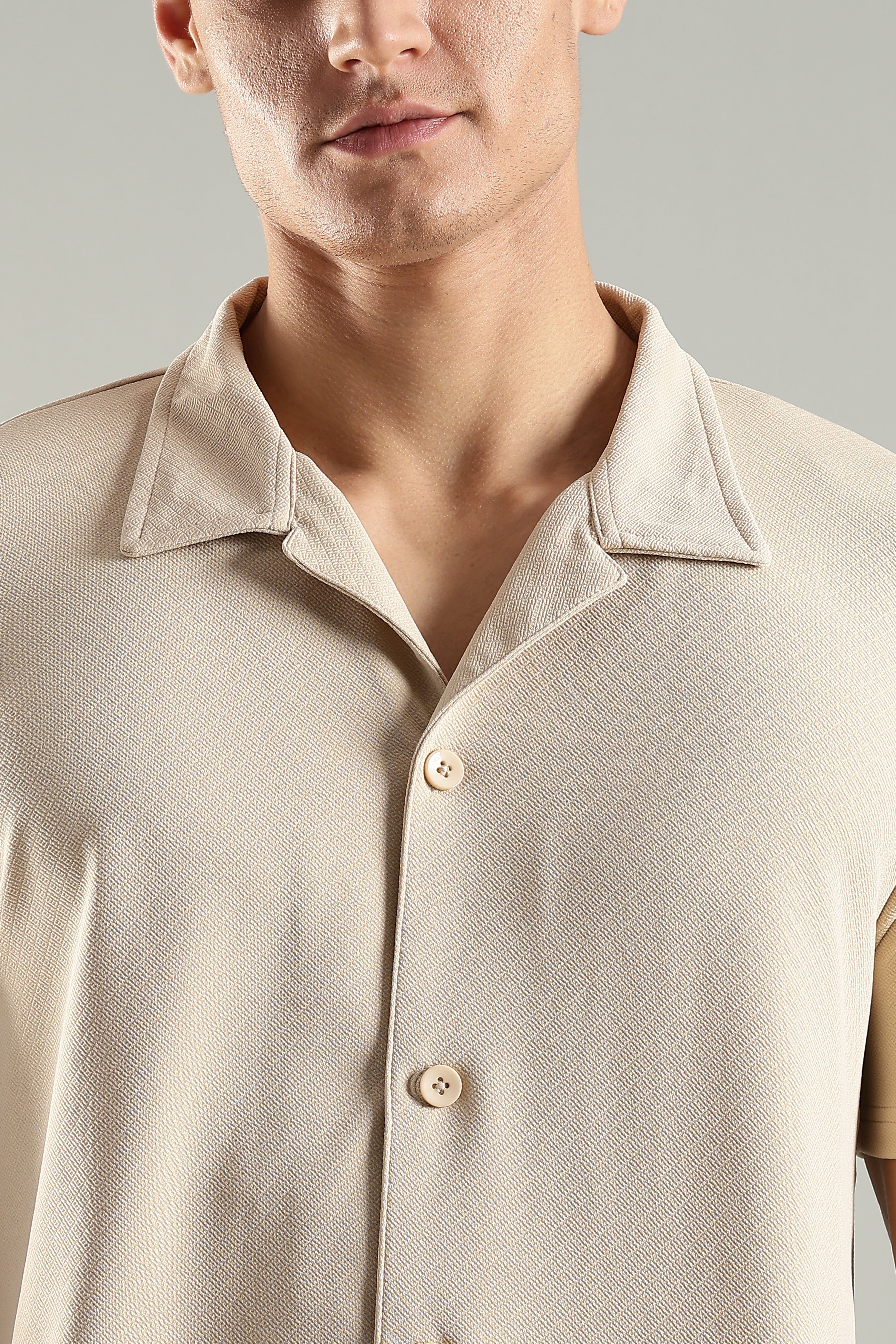 Oh Champ – Cuban Collar Shirt for Men