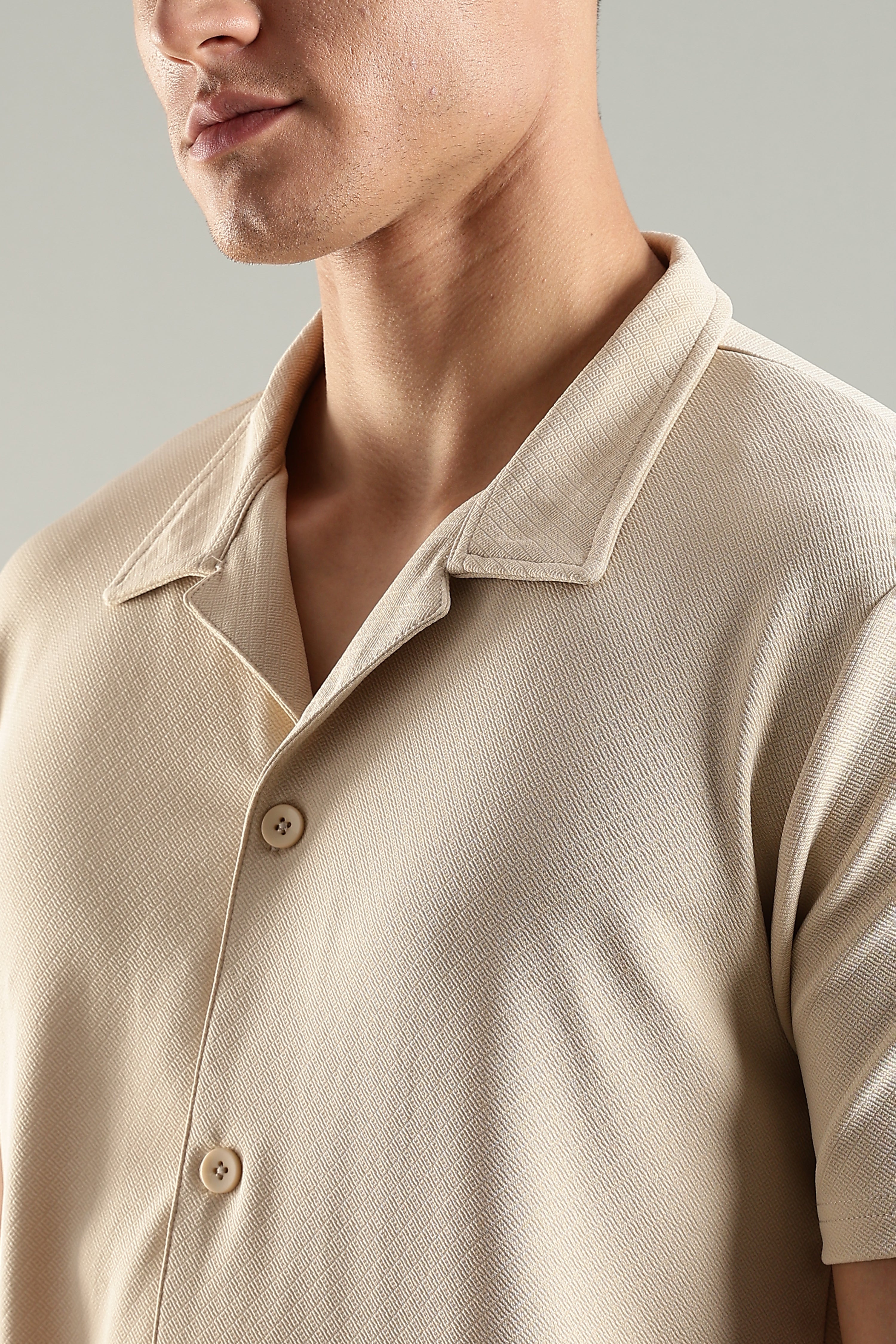 Oh Champ – Cuban Collar Shirt for Men