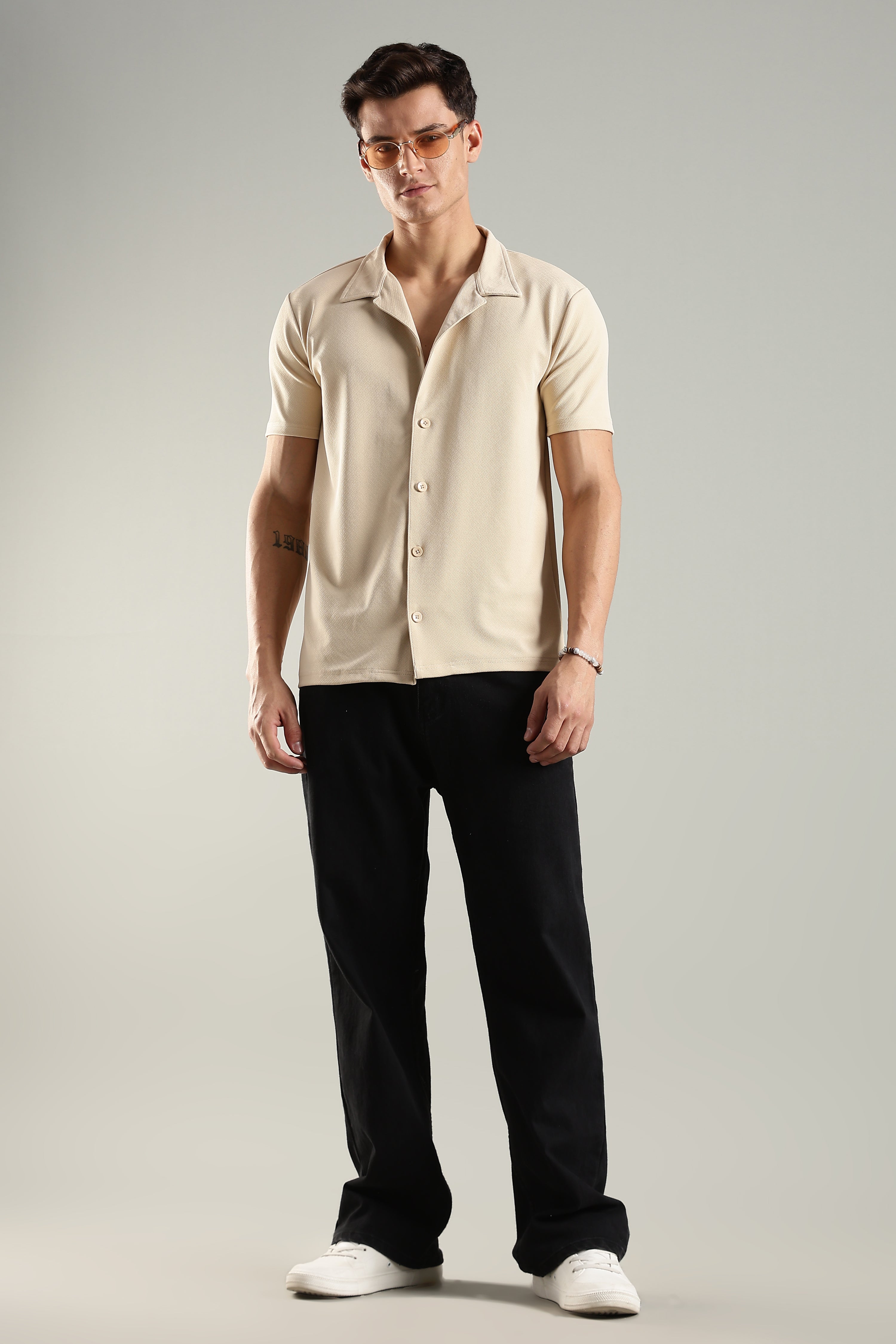 Oh Champ – Cuban Collar Shirt for Men