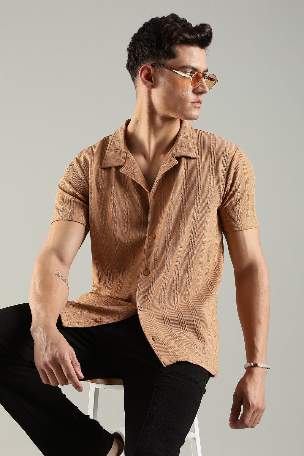 Café Habana – Cuban Collar Shirt for Men