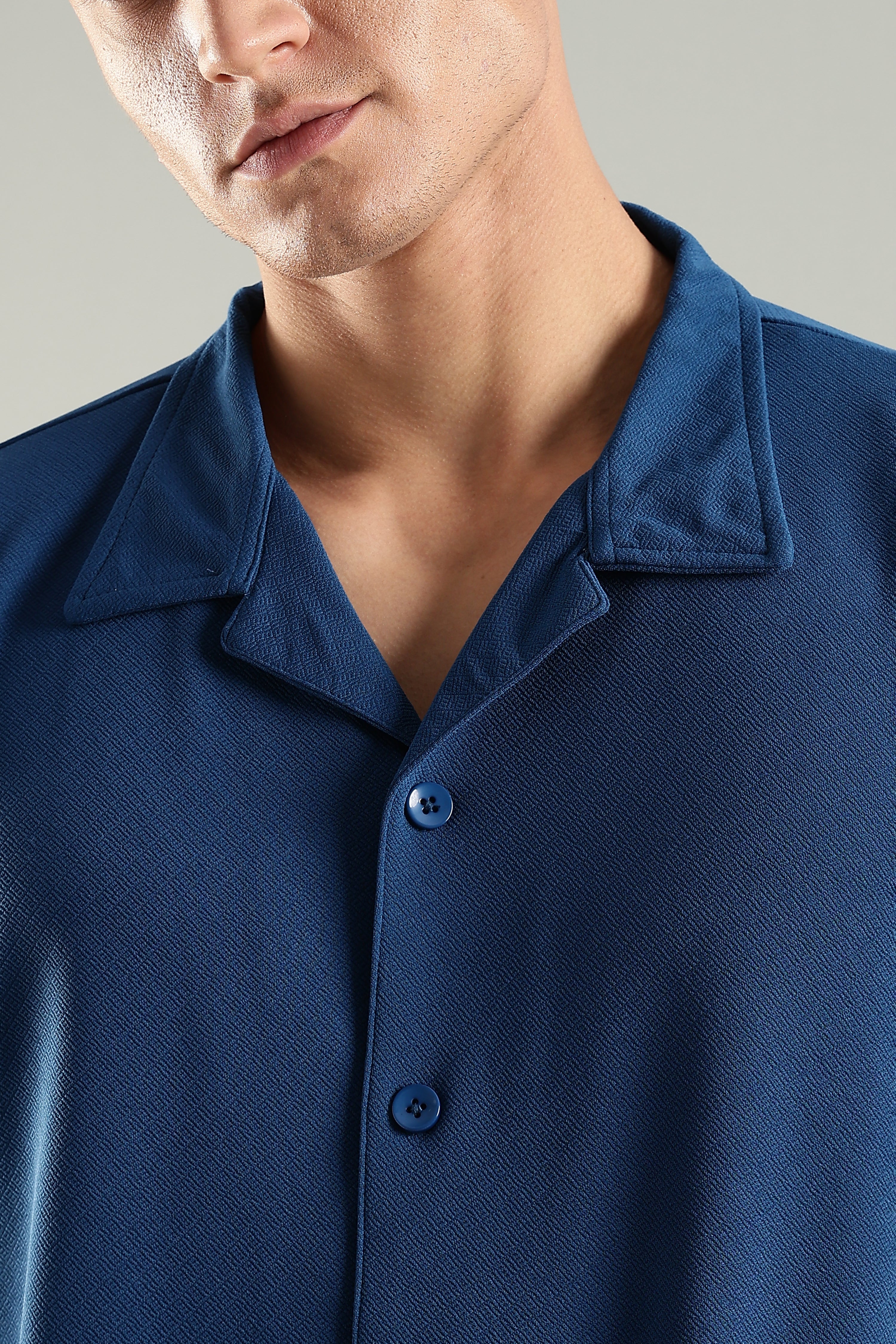 Urban Tide – Cuban Collar Shirt for Men