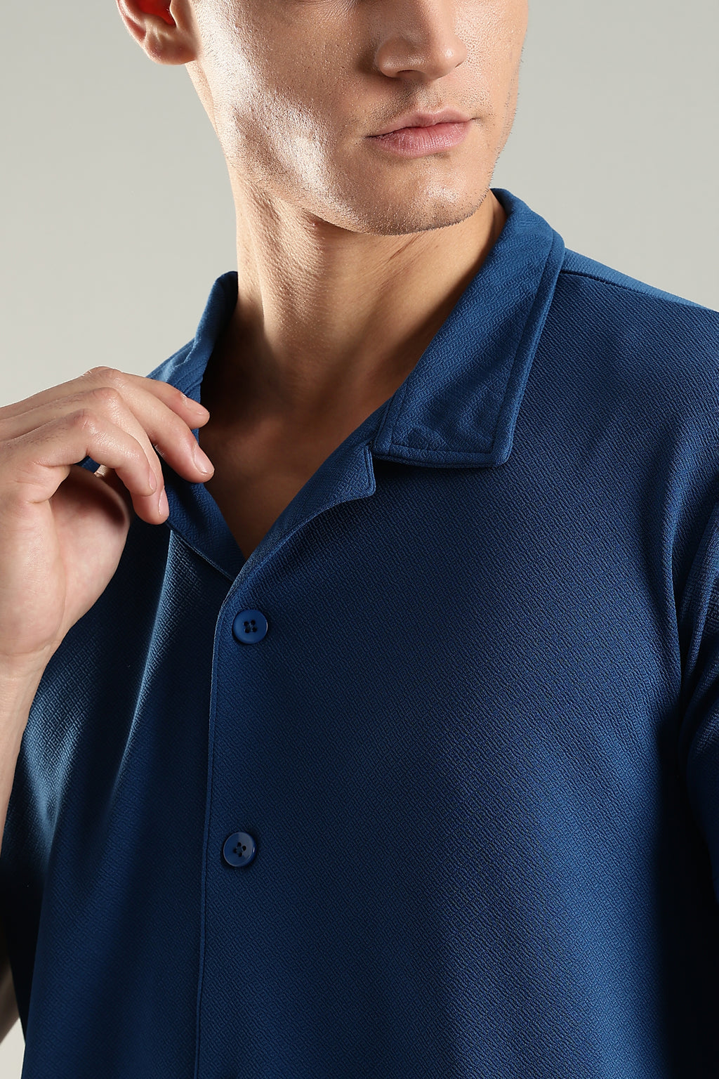 Urban Tide – Cuban Collar Shirt for Men