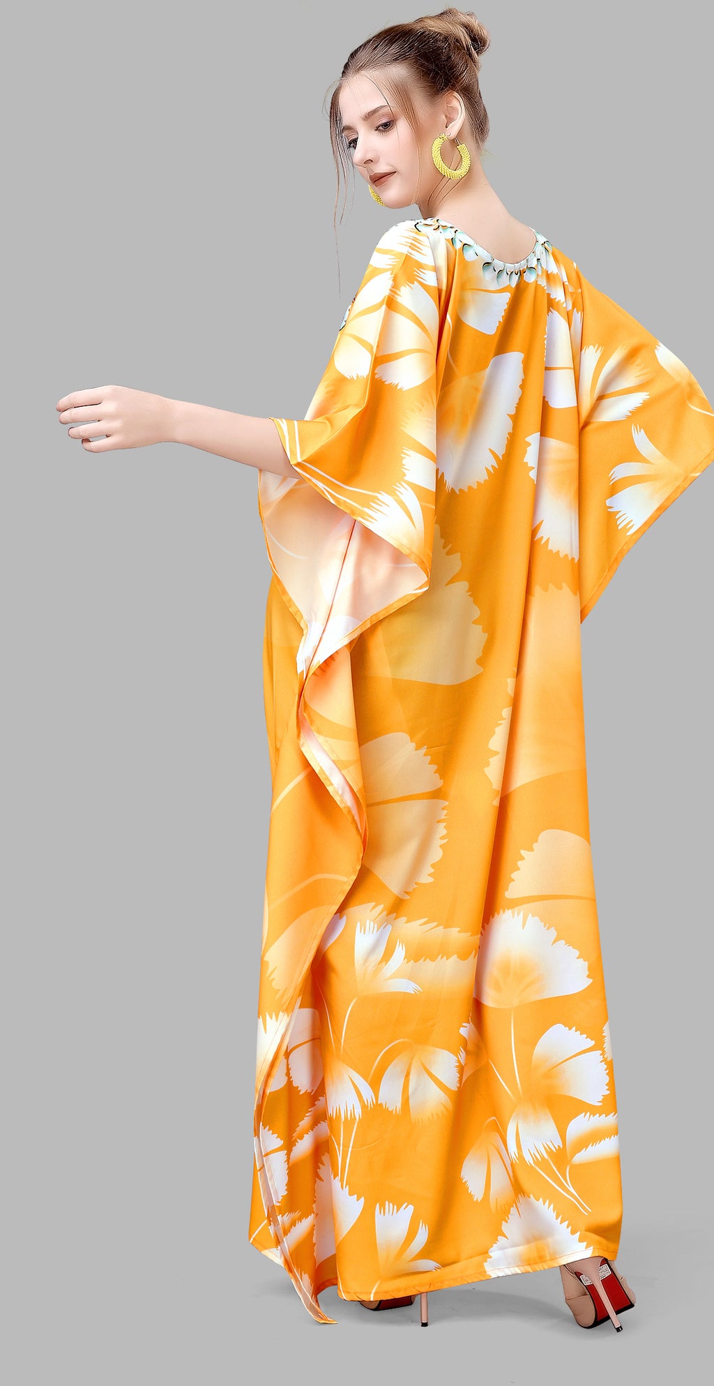 Summer Sunset Flowing Kaftan