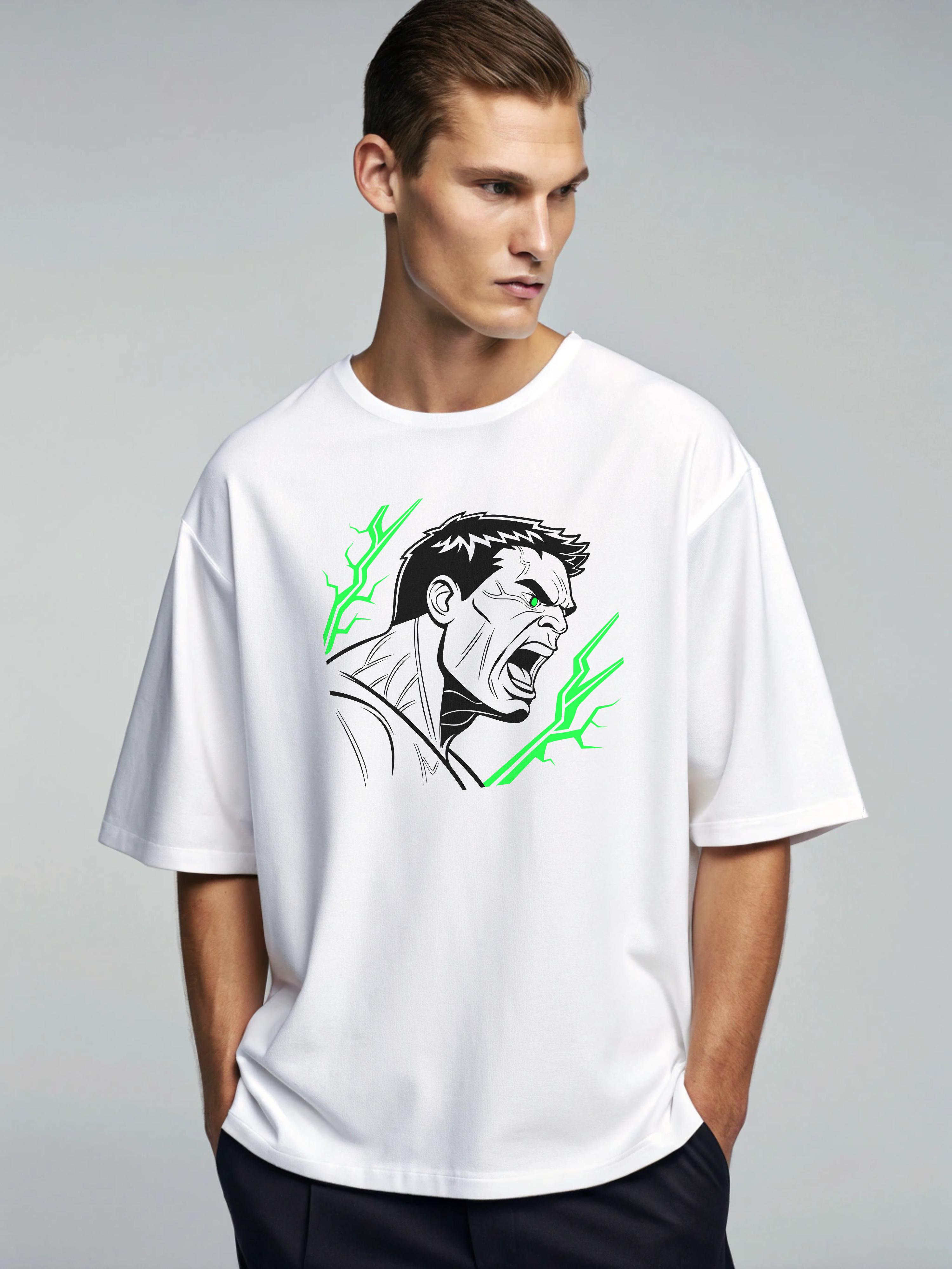 Hulk Smash Oversized T-Shirt