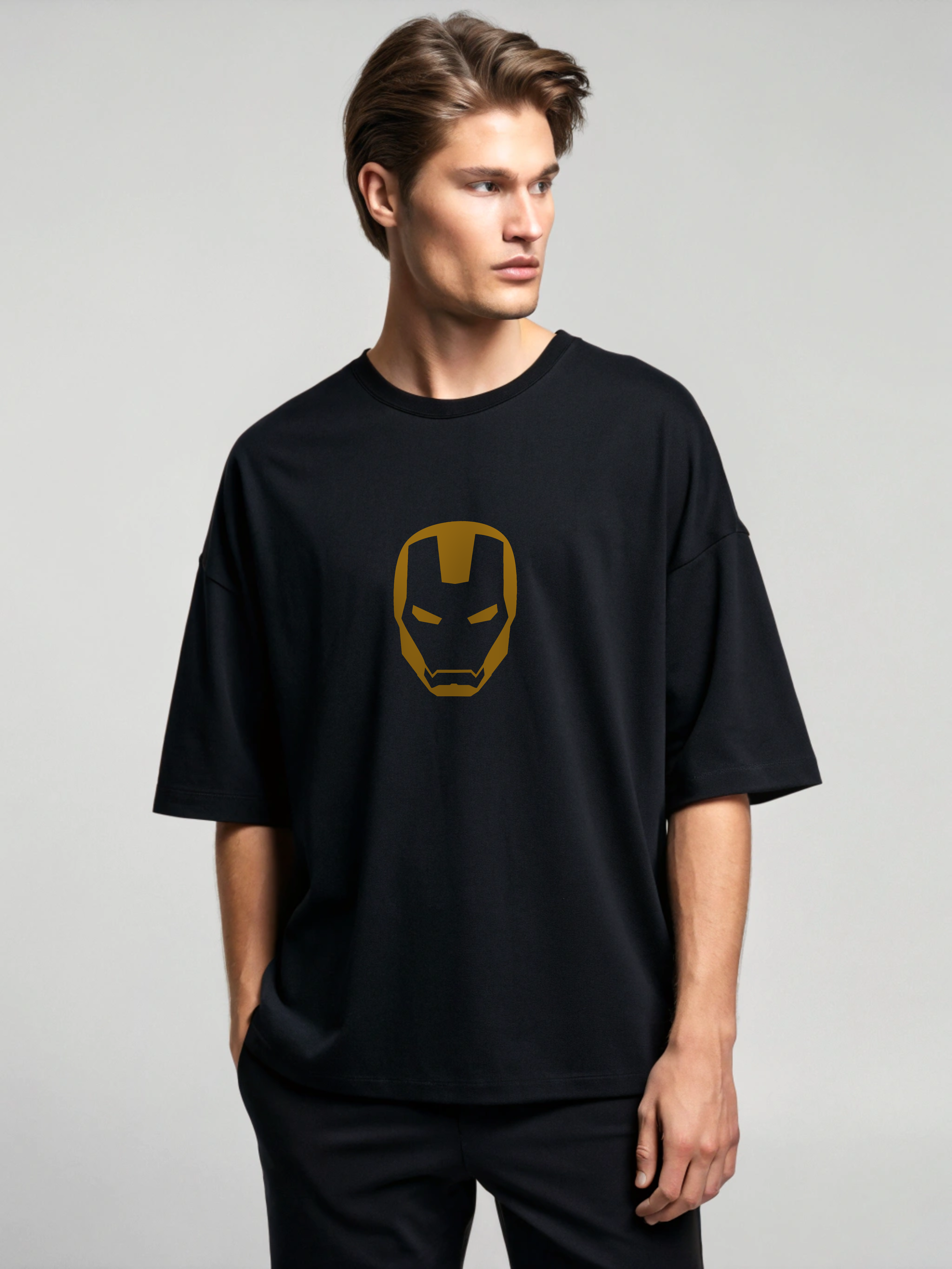 Iron Mask Minimal Tee Oversized T-Shirt