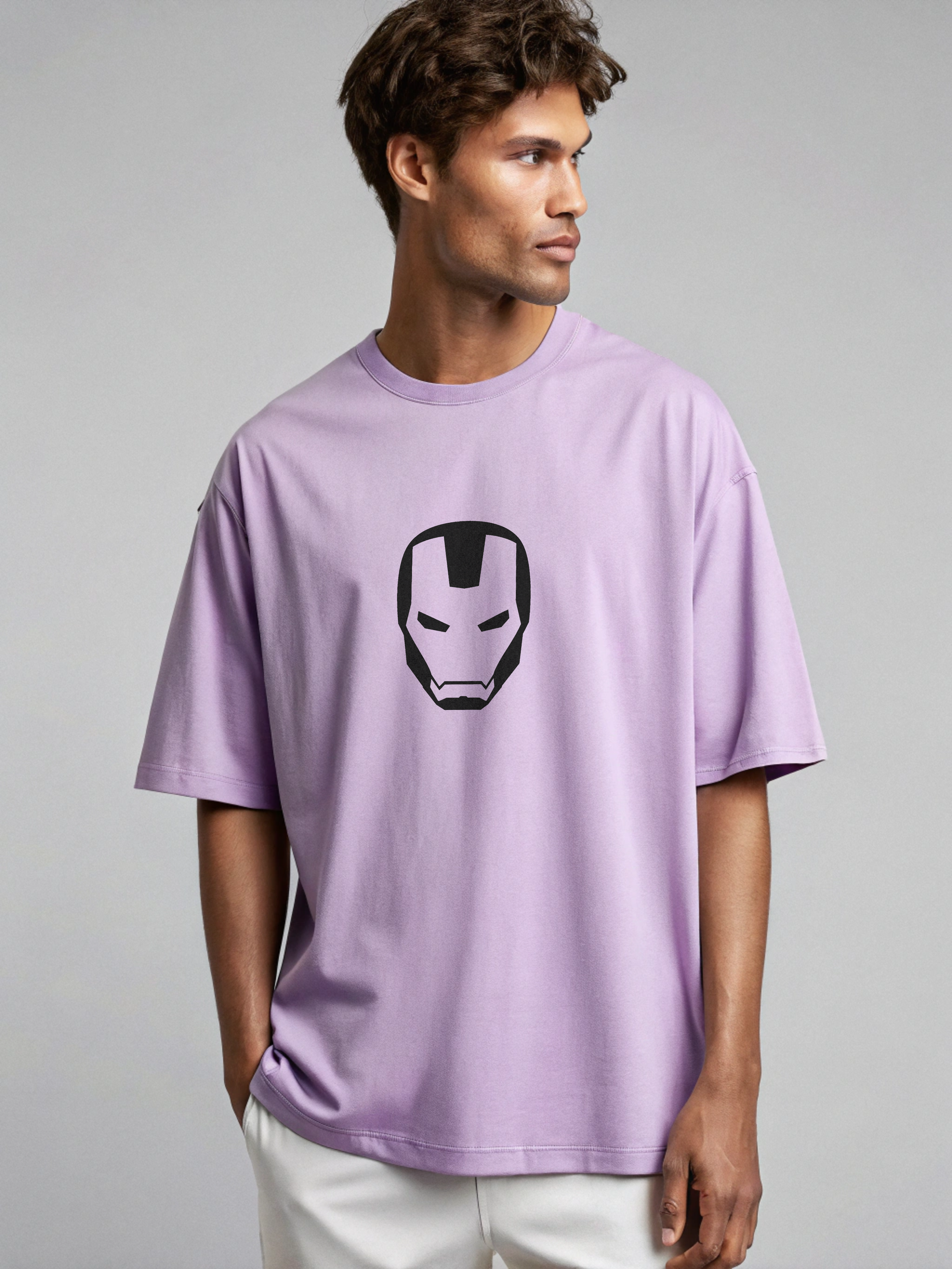 Iron Mask Minimal Tee Oversized T-Shirt
