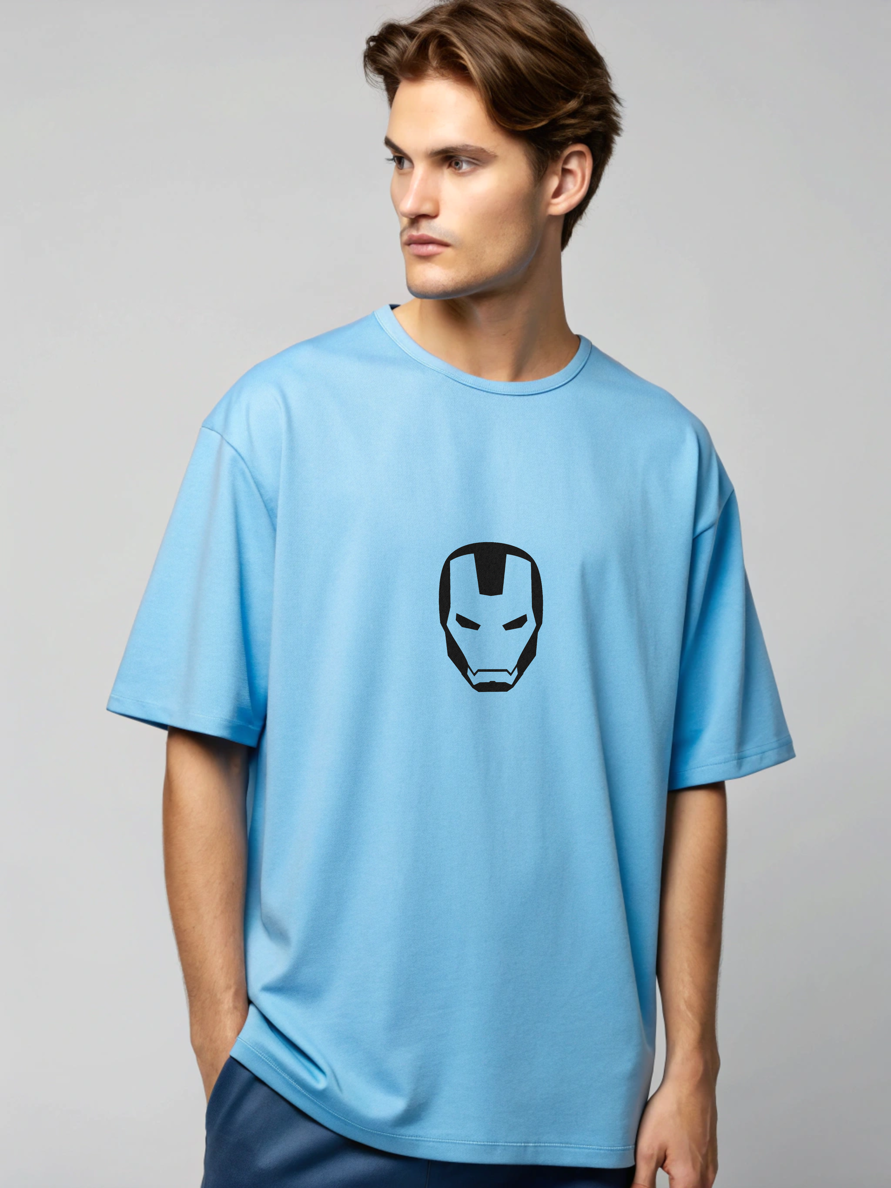 Iron Mask Minimal Tee Oversized T-Shirt