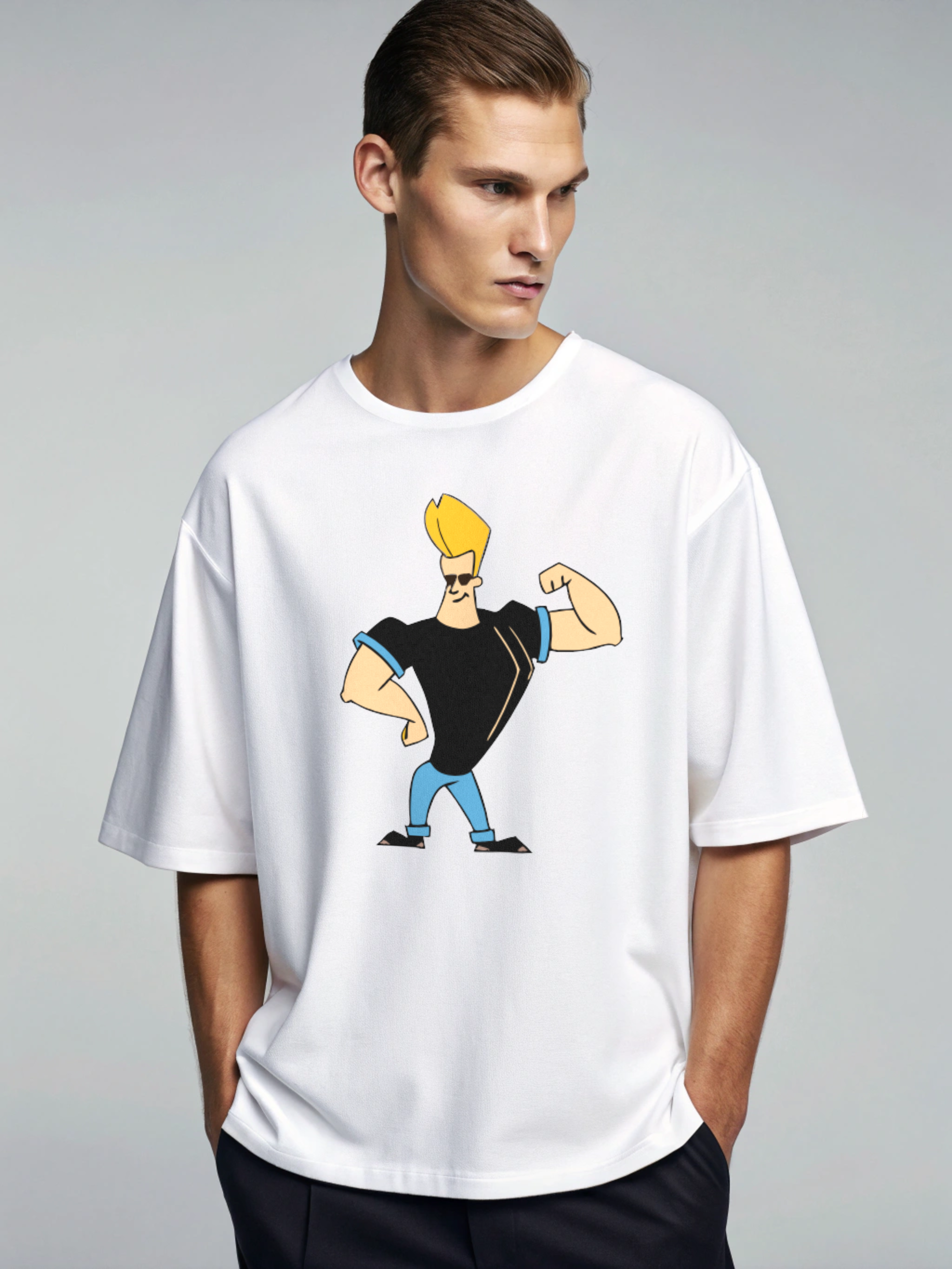 Johnny Bravo Oversized T-Shirt